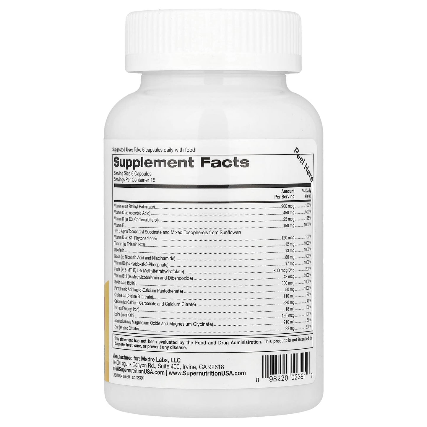 Super Immune+ Multivitamin for Year-Round Wellness | Super Nutrition - Image 2
