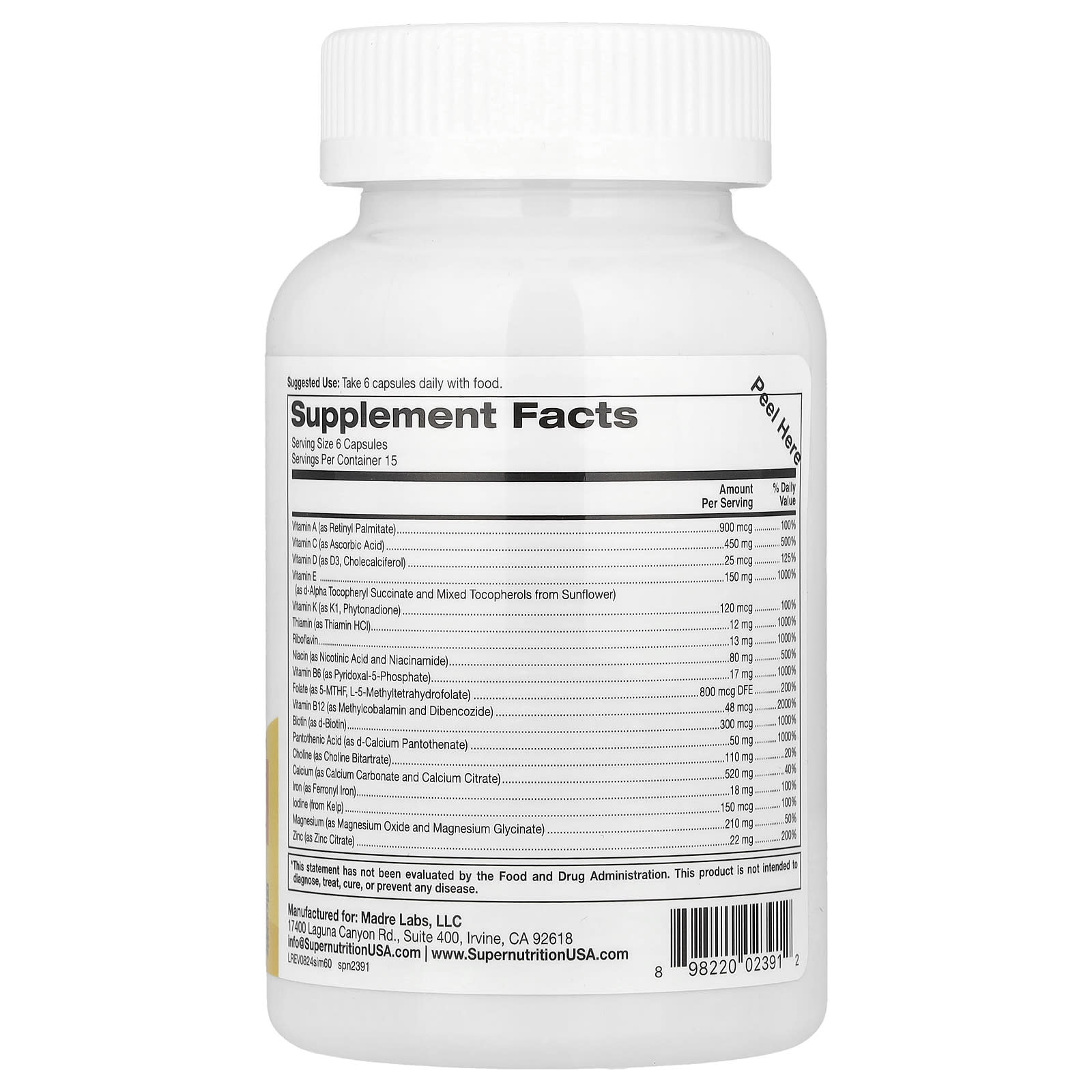 Super Immune+ Multivitamin for Year-Round Wellness | Super Nutrition - Image 2