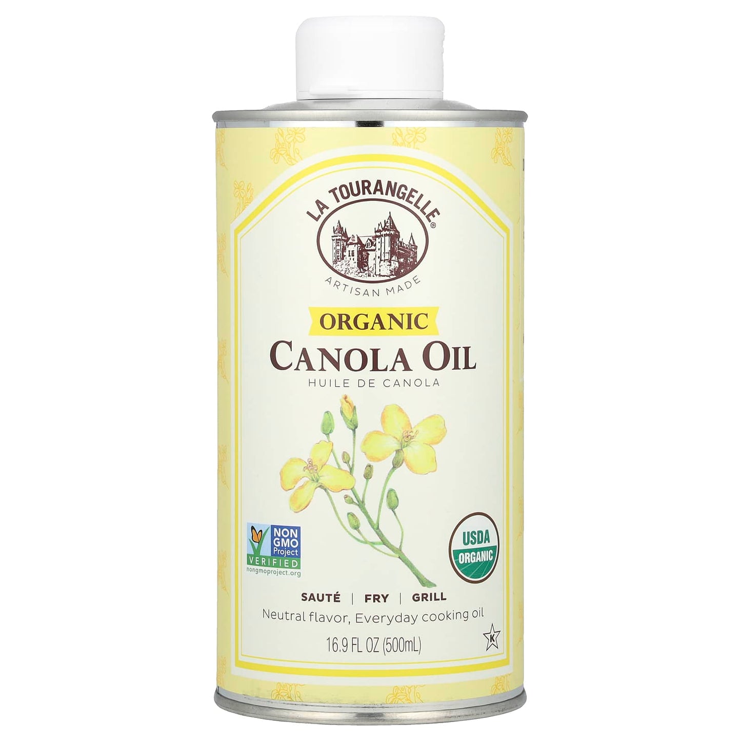 La Tourangelle, Organic Canola Oil, 16.9 fl oz (500 ml) - Image 1