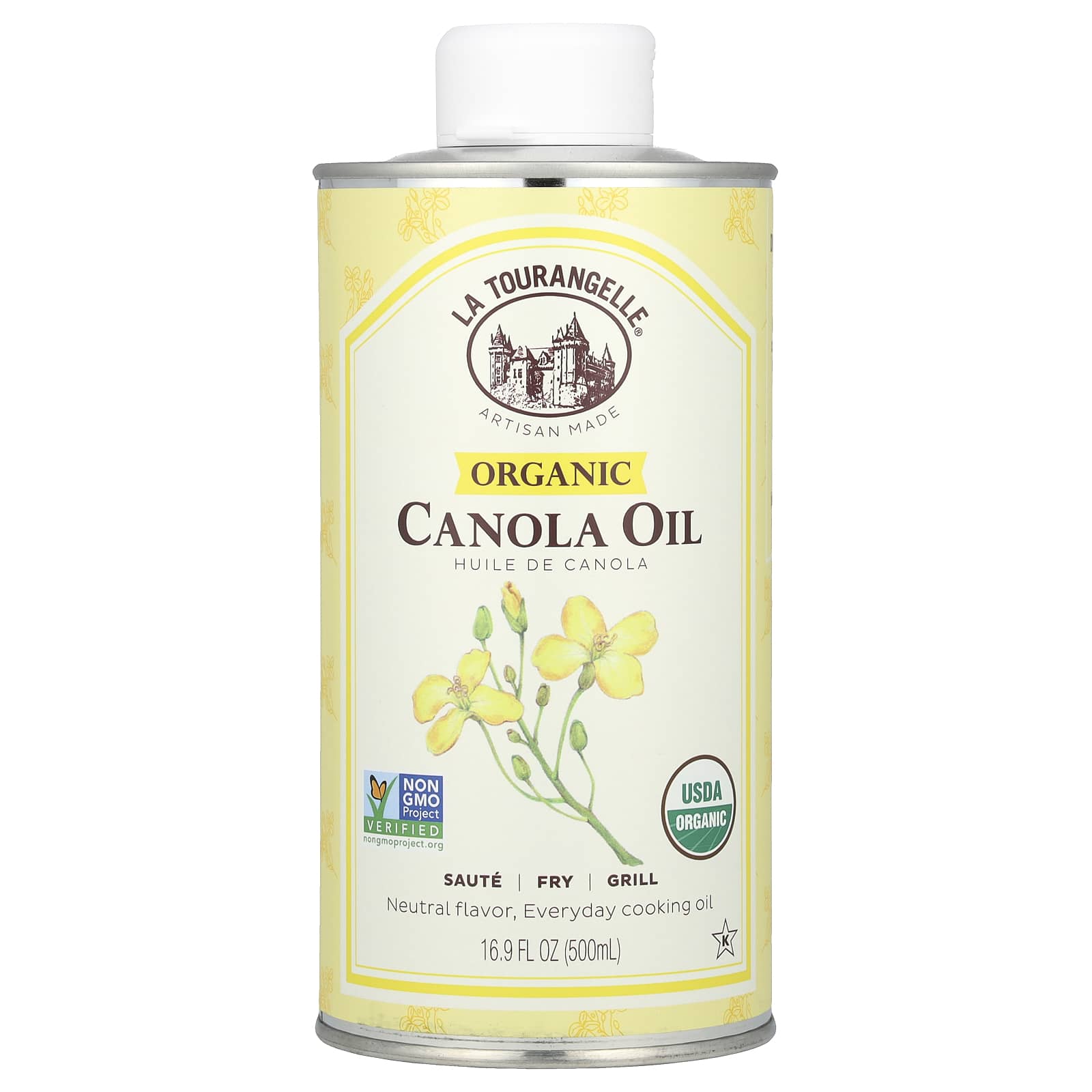 La Tourangelle, Organic Canola Oil, 16.9 fl oz (500 ml) - Image 1