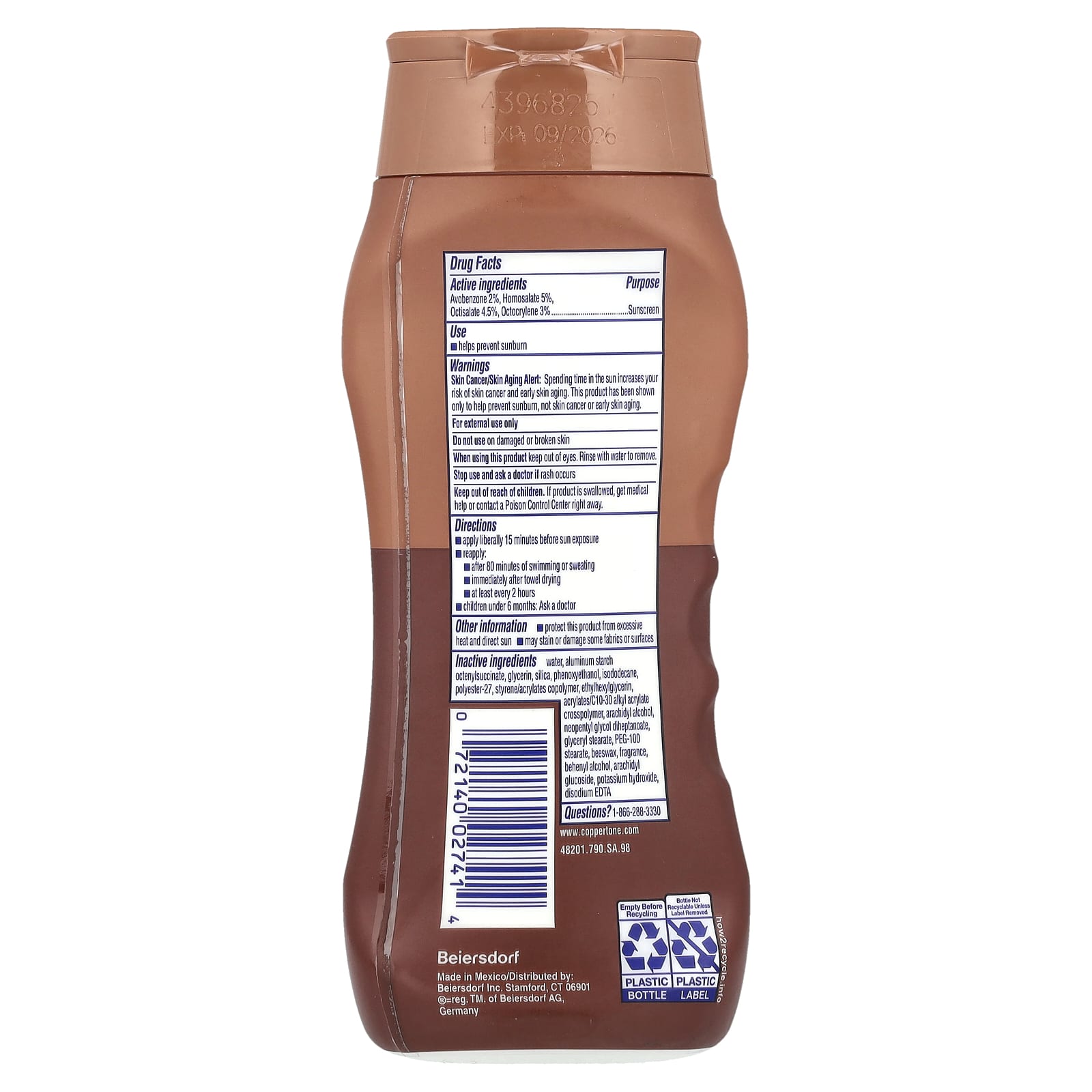 Coppertone Tanning Sunscreen Lotion | SPF 8, Water Resistant, Non-Greasy - Image 2