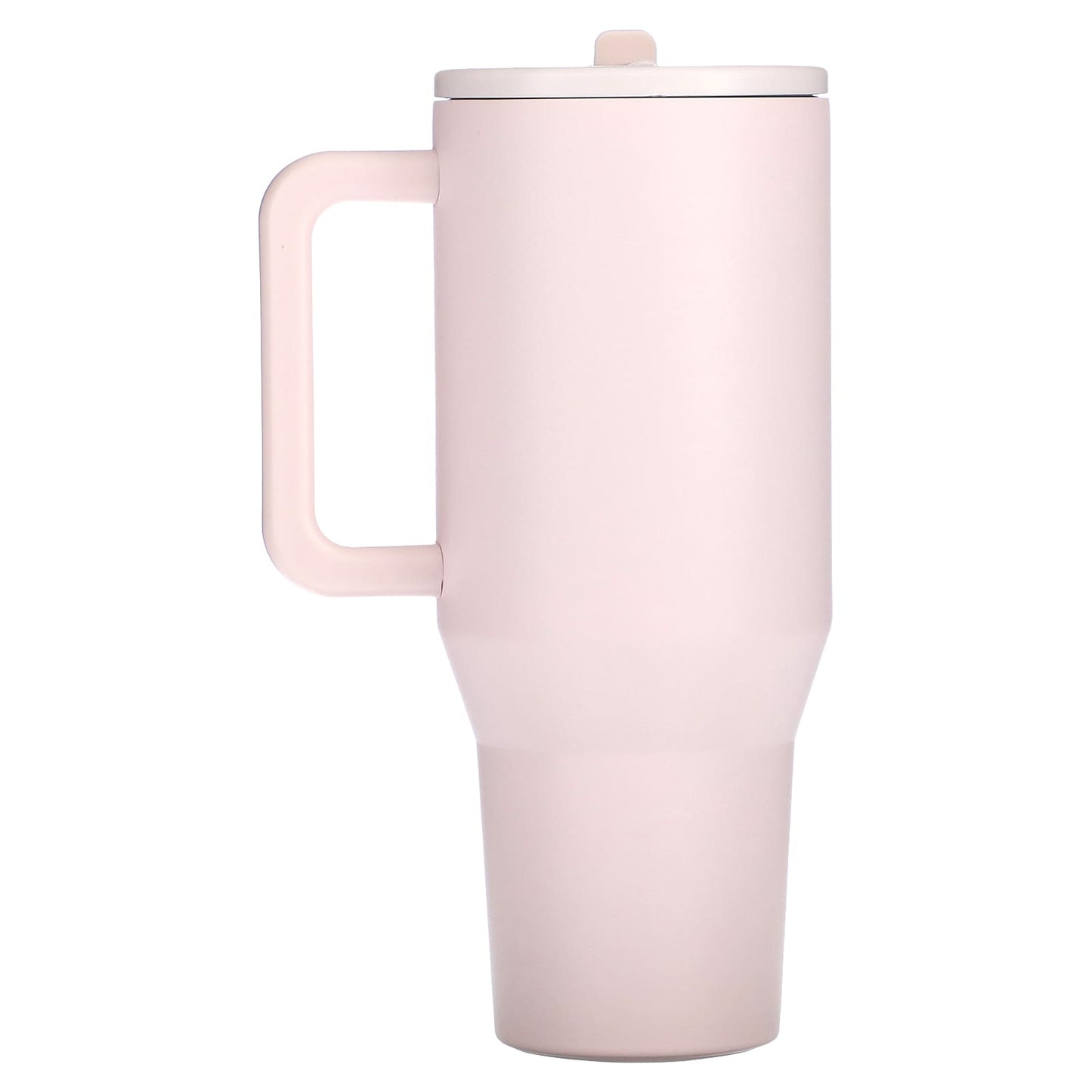 Insulated 40 oz Travel Tumbler, Leak-Proof, Pink Sand - Image 2