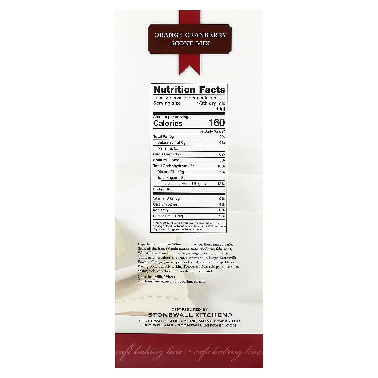 Stonewall Kitchen, Orange Cranberry Scone Mix, 12.9 oz (366 g) - Image 2