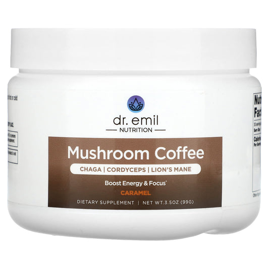Boost Your Day with Dr. Emil's Mushroom Coffee - Caramel Flavor - Image 1