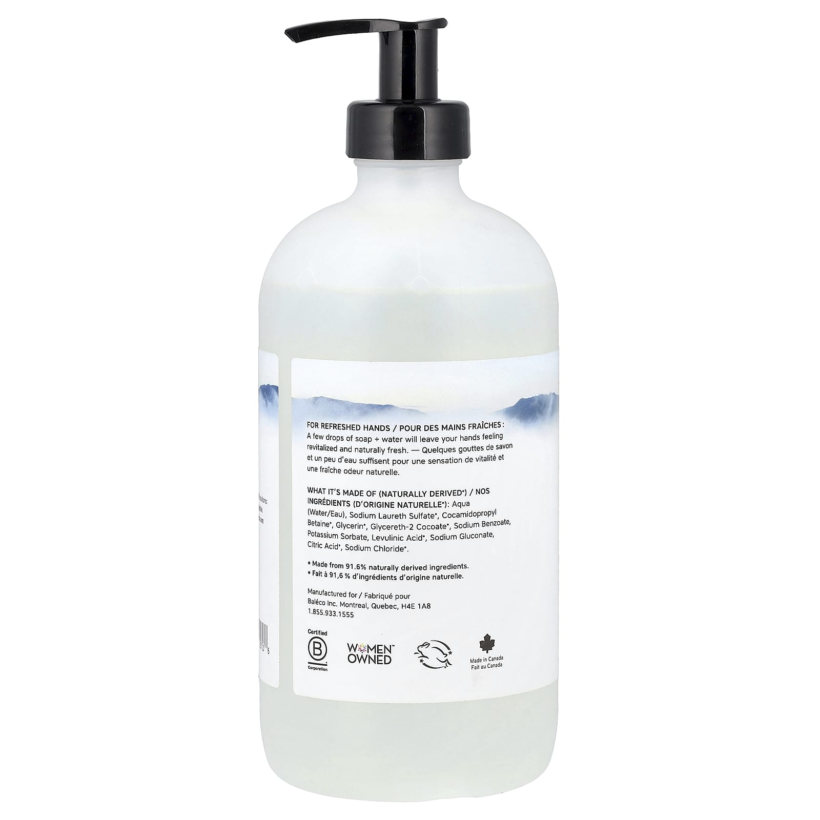 The Unscented Company, Hand Soap, Fragrance Free, 16.9 fl oz (500 ml) - Image 2