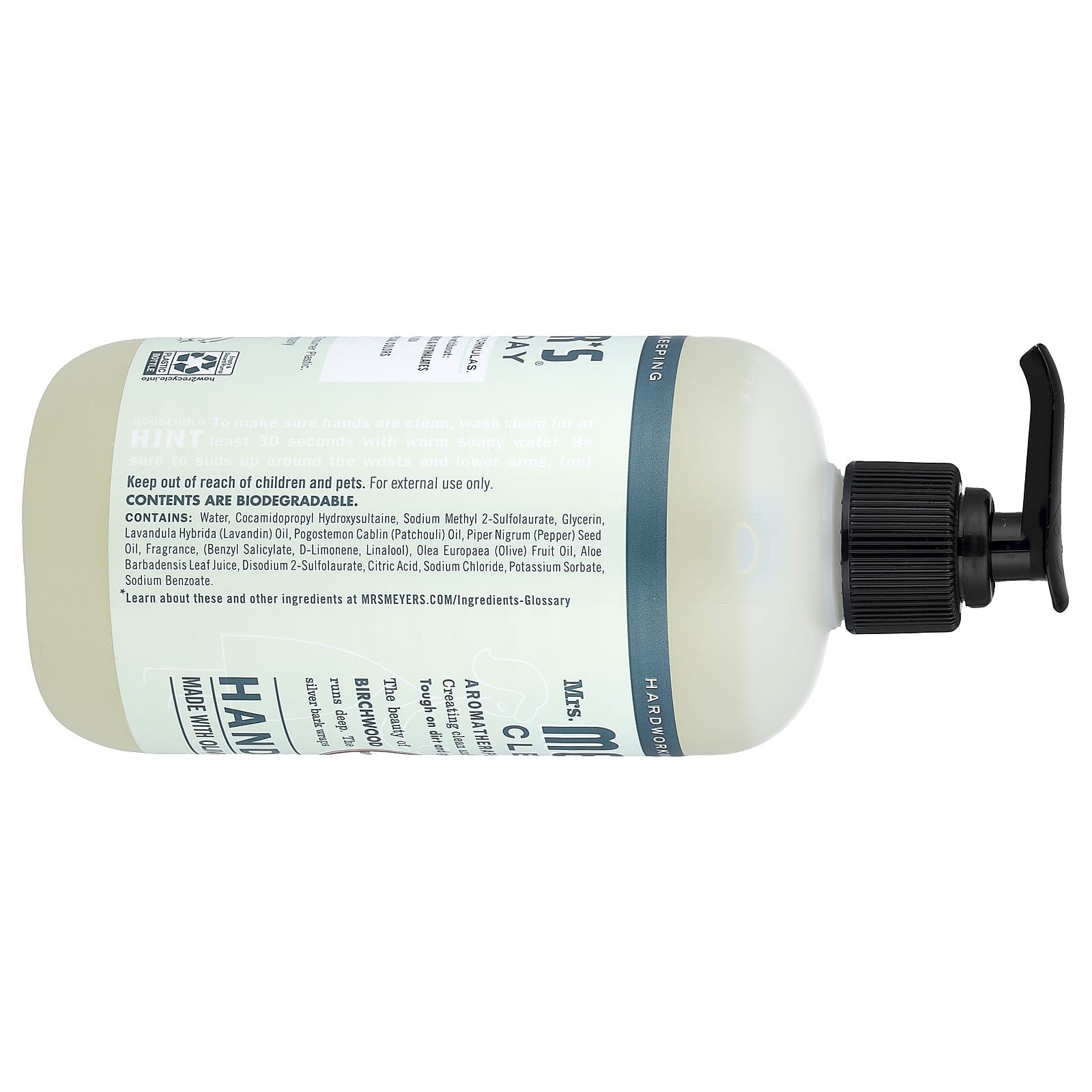 Mrs. Meyers Clean Day, Hand Soap, Birchwood, 12.5 fl oz (370 ml) - Image 2