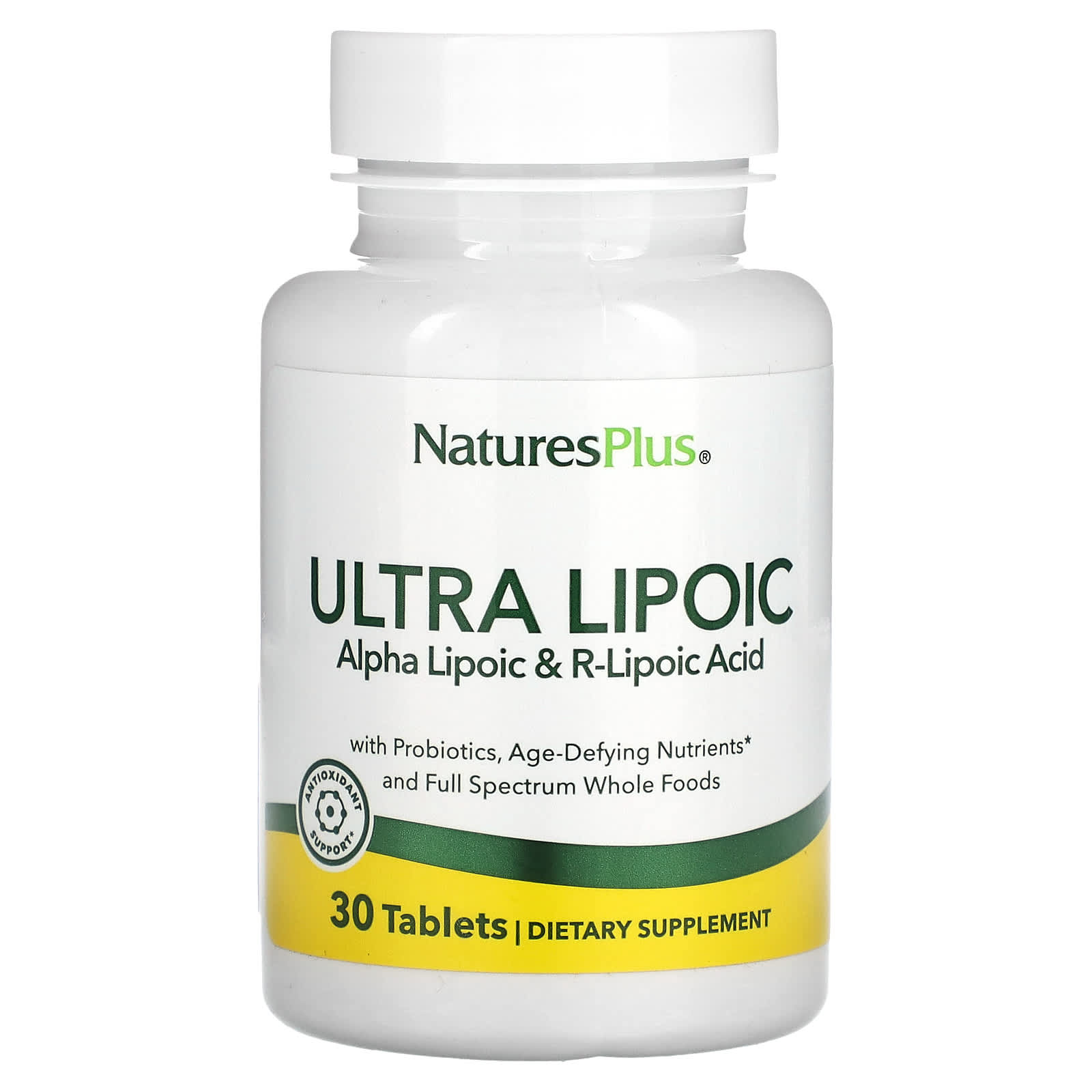 NaturesPlus, Ultra Lipoic, 30 Tablets - Image 1