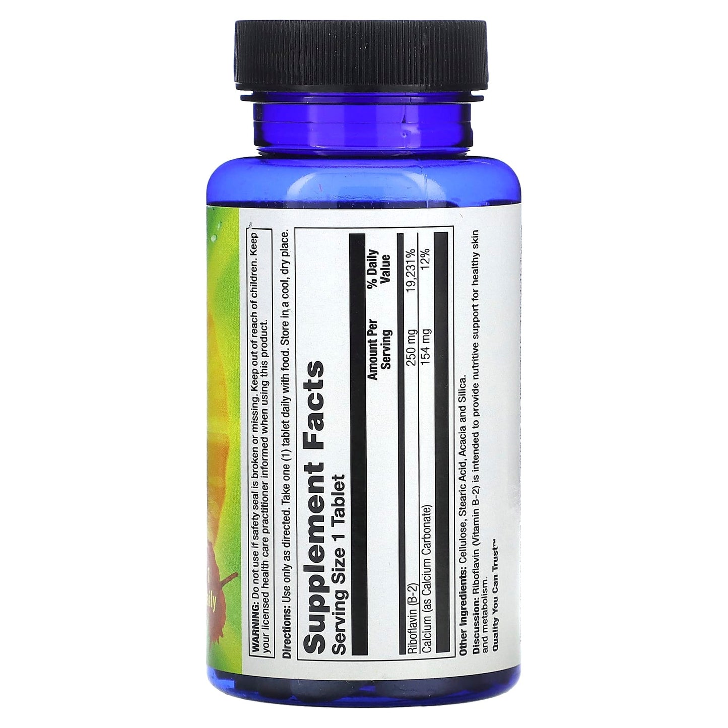 Nature's Life, B-2 Riboflavin, 250 mg, 100 Tablets - Image 2