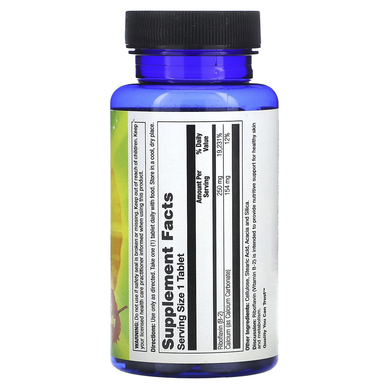 Nature's Life, B-2 Riboflavin, 250 mg, 100 Tablets - Image 2