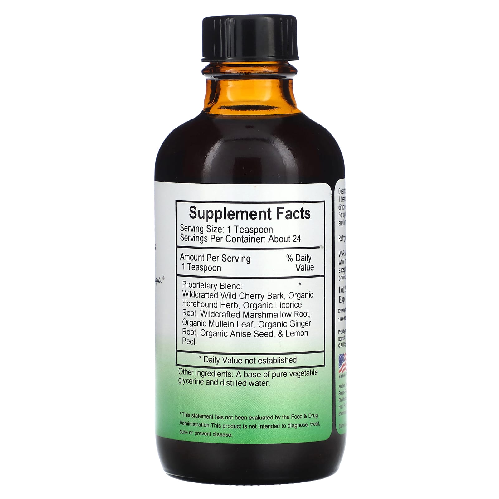Christopher's Herbal Throat Syrup - Soothe Your Throat Naturally - Image 2