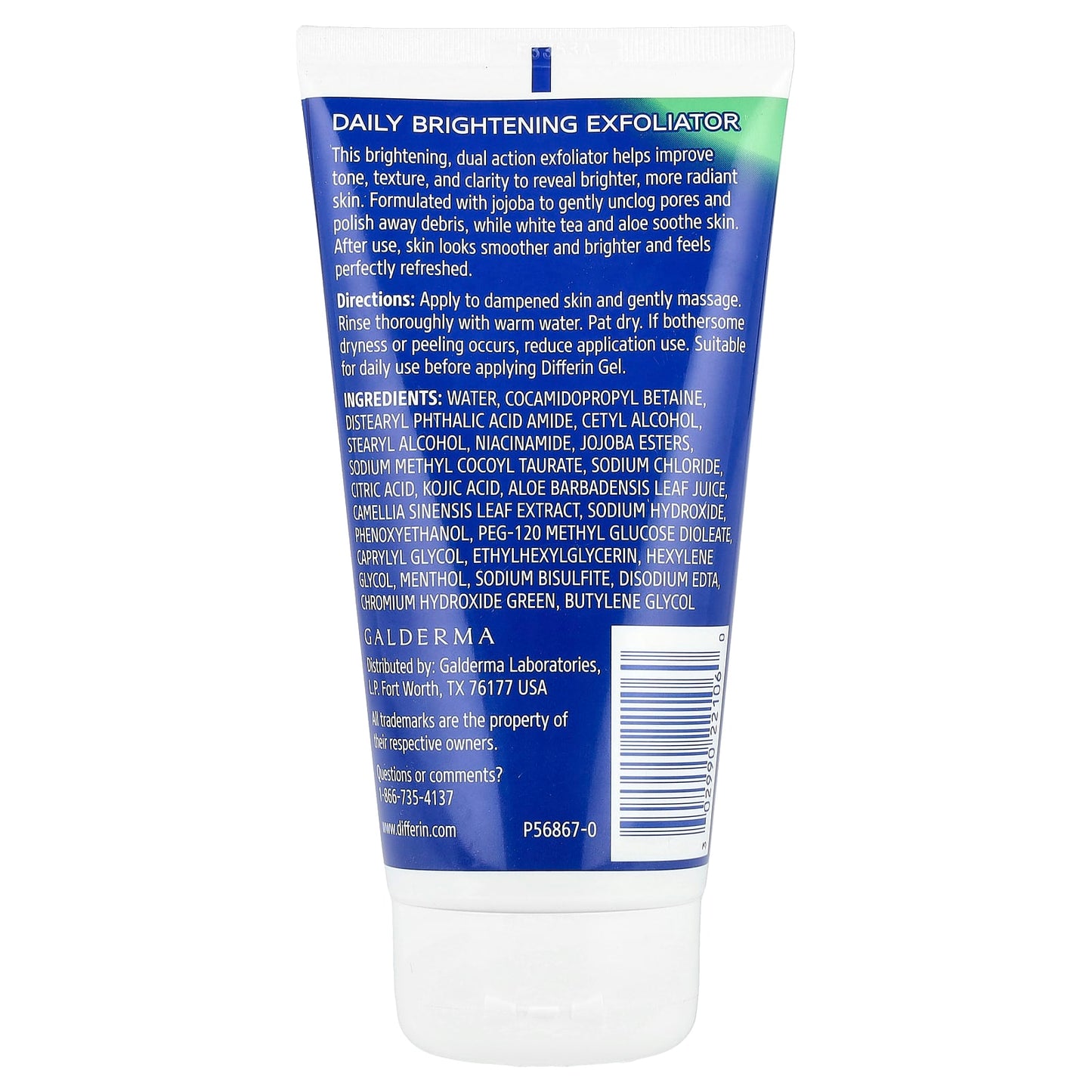 Differin Daily Brightening Exfoliator 6 fl oz (177 ml) - Image 2