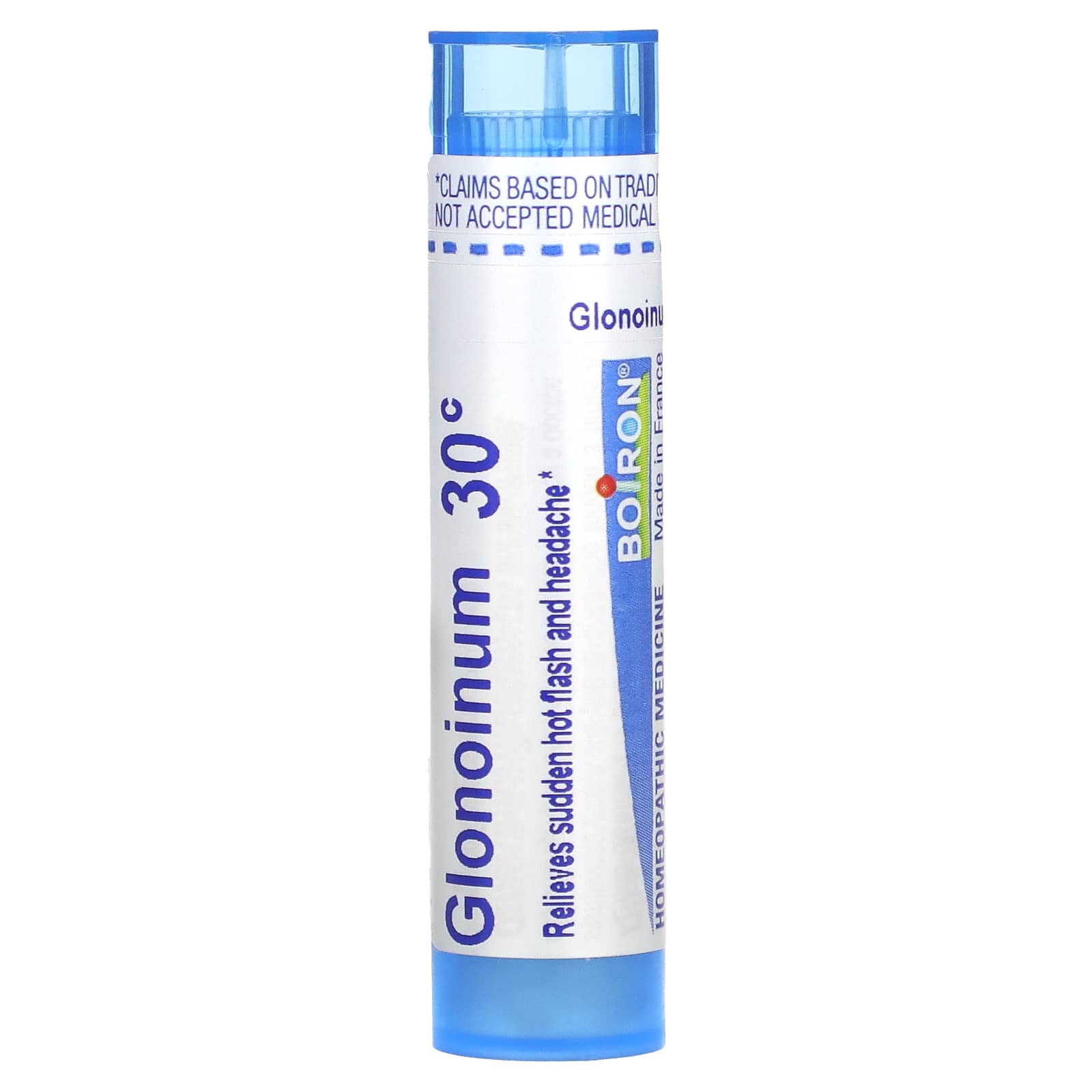 Boiron Glonoinum 30C Homeopathic Relief for Menopause Hot Flashes - Image 1