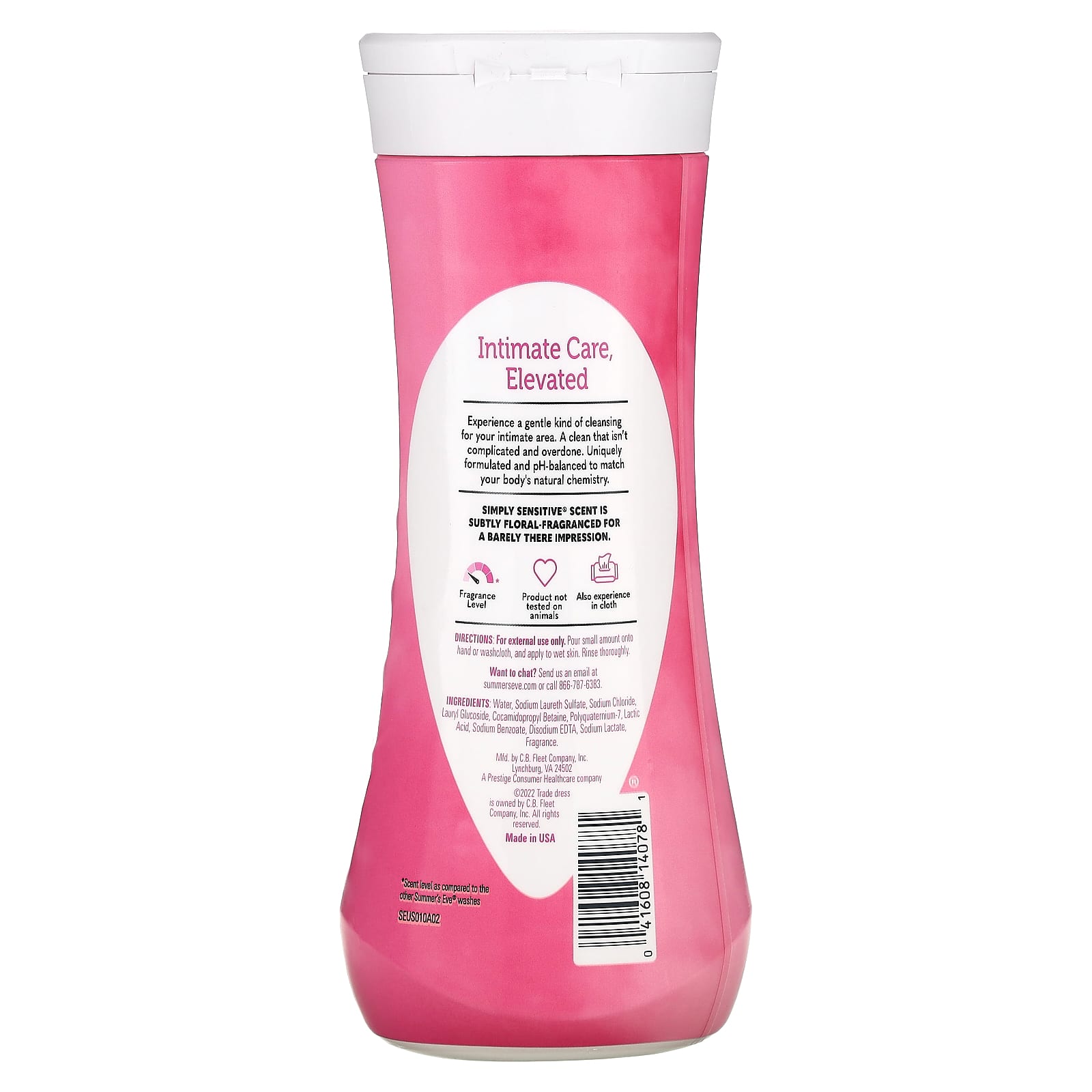Summer's Eve, Daily Gentle Wash, Simply Sensitive, 15 fl oz (444 ml) - Image 2