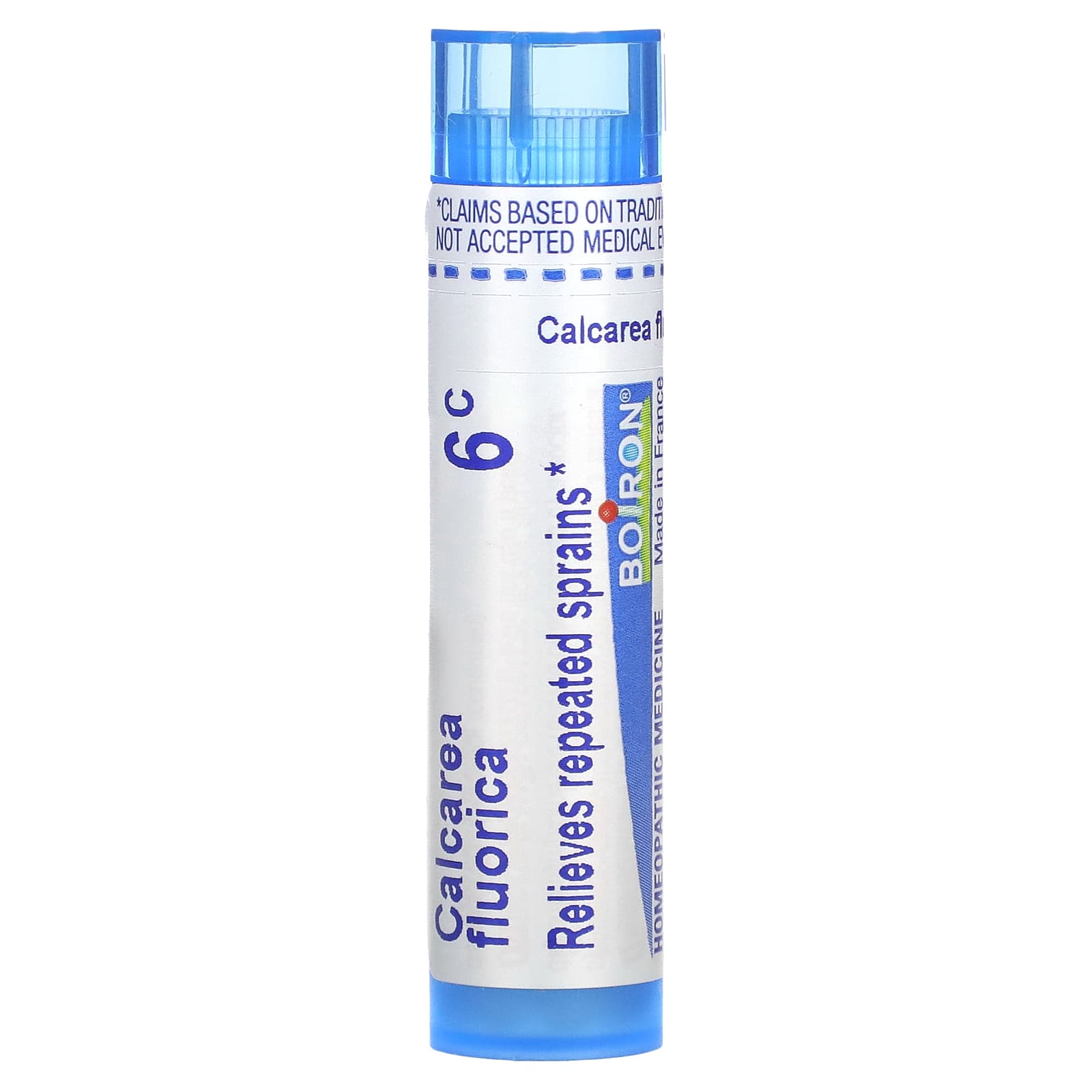 Boiron Calcarea Fluorica 6C Homeopathic Pain Relief, 80 Pellets - Image 1