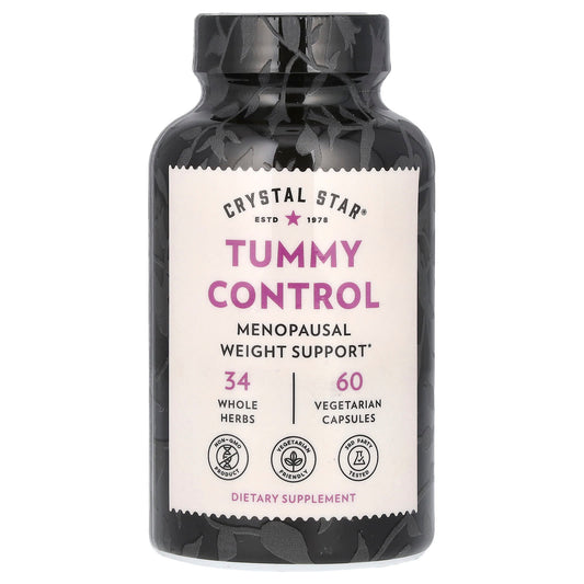 Menopause Weight Gain Support, 60 Vegetarian Capsules by Crystal Star - Image 1