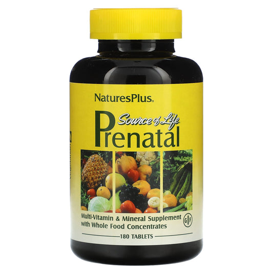 NaturesPlus, Source of Life, Prenatal, 180 Tablets - Image 1