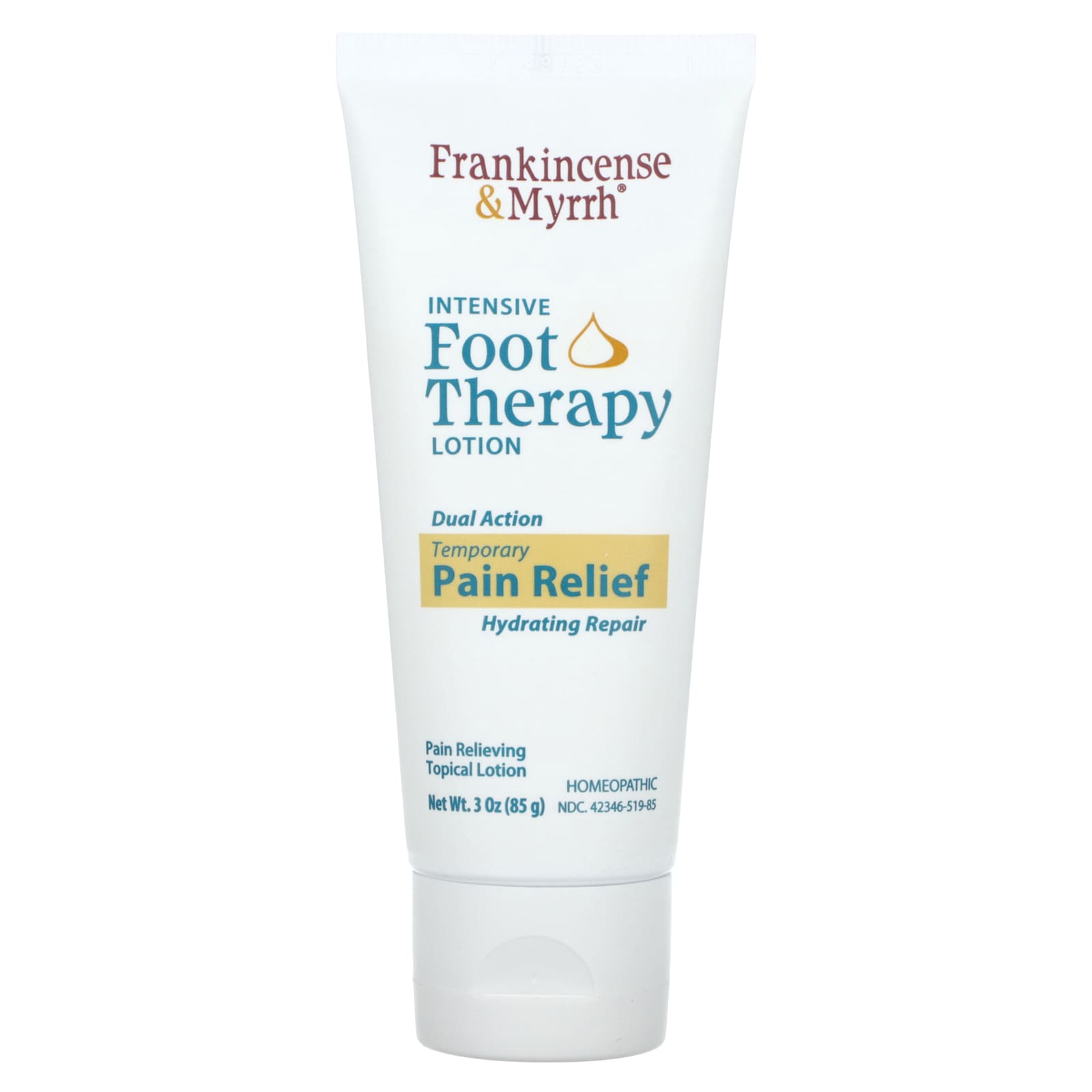 Frankincense Myrrh Foot Therapy Lotion for Pain Relief Dry Skin - Image 1