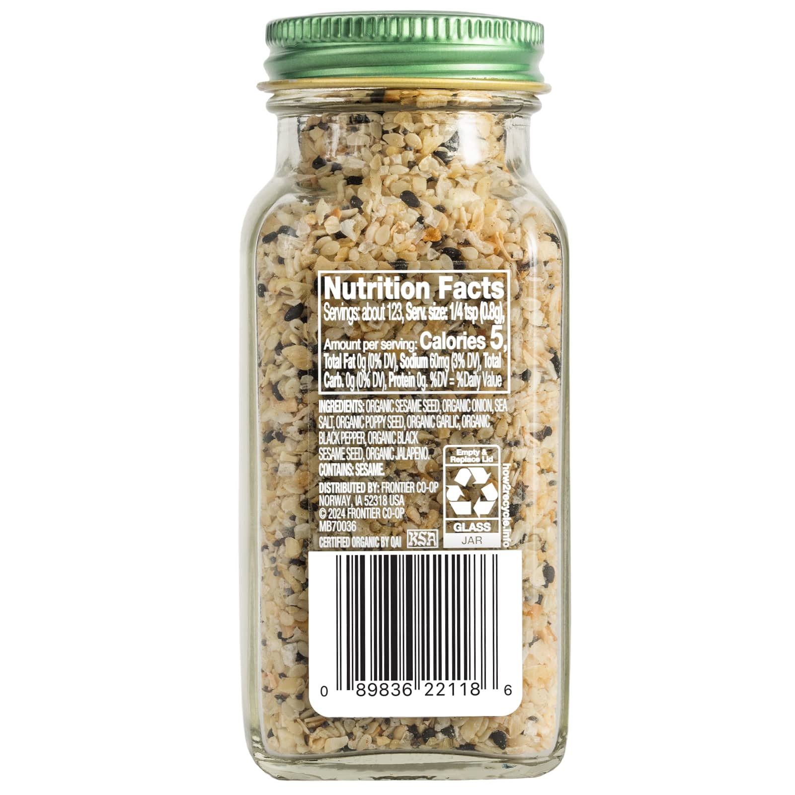Simply Organic, Everything Jalapeno, 3.46 oz (98 g) - Image 2