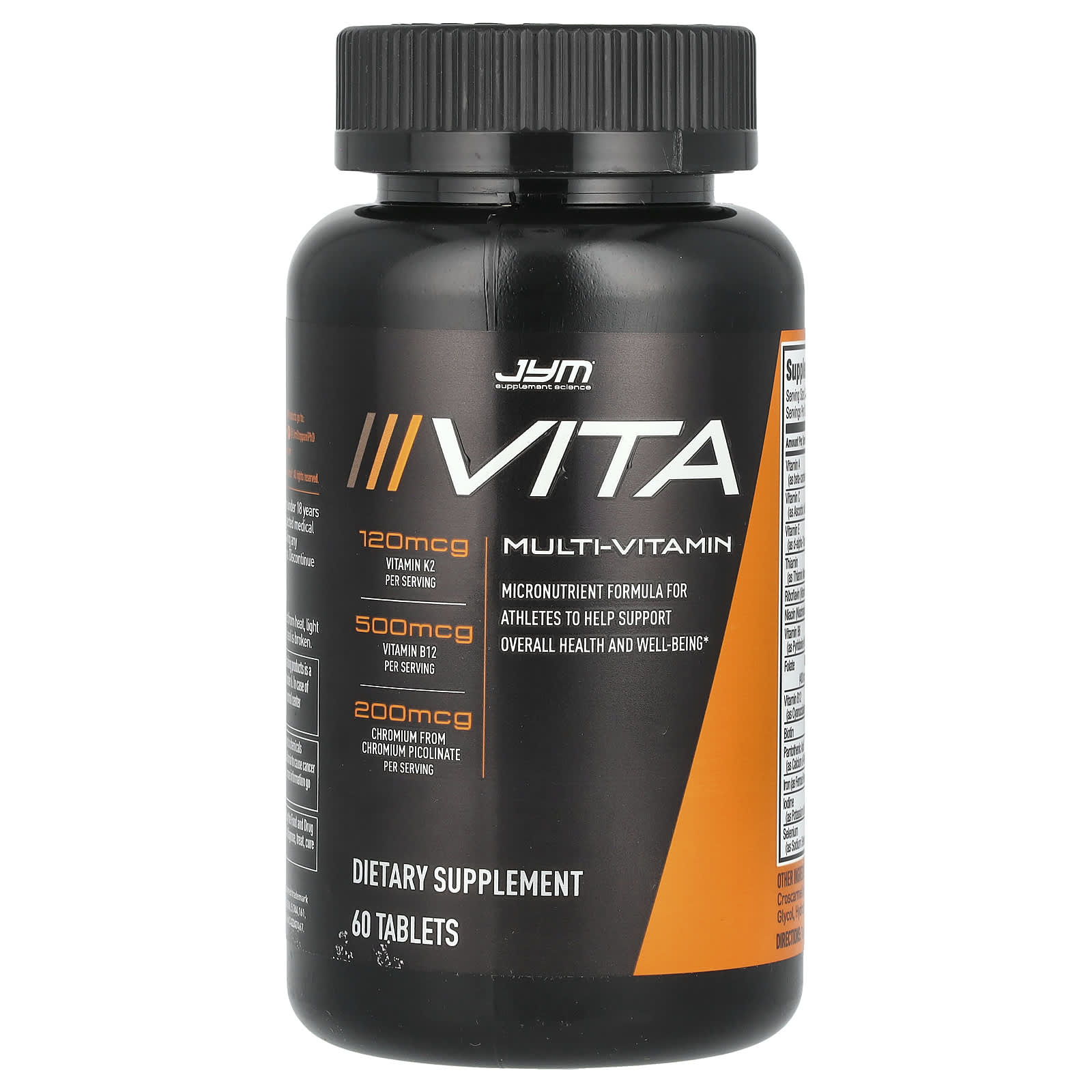 JYM Vita Multi-Vitamin Supplement for Athletes - 60 Tablets - Image 1