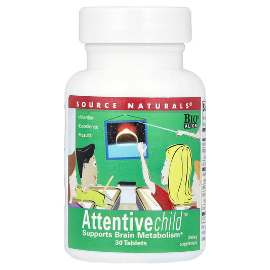 Source Naturals, Attentive Child™, 30 Tablets - Image 1