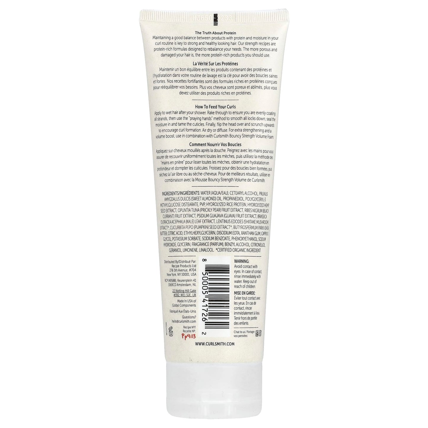 Curlsmith Feather-Light Protein Cream for Damaged Curls, 8 fl oz (237 ml) - Image 2