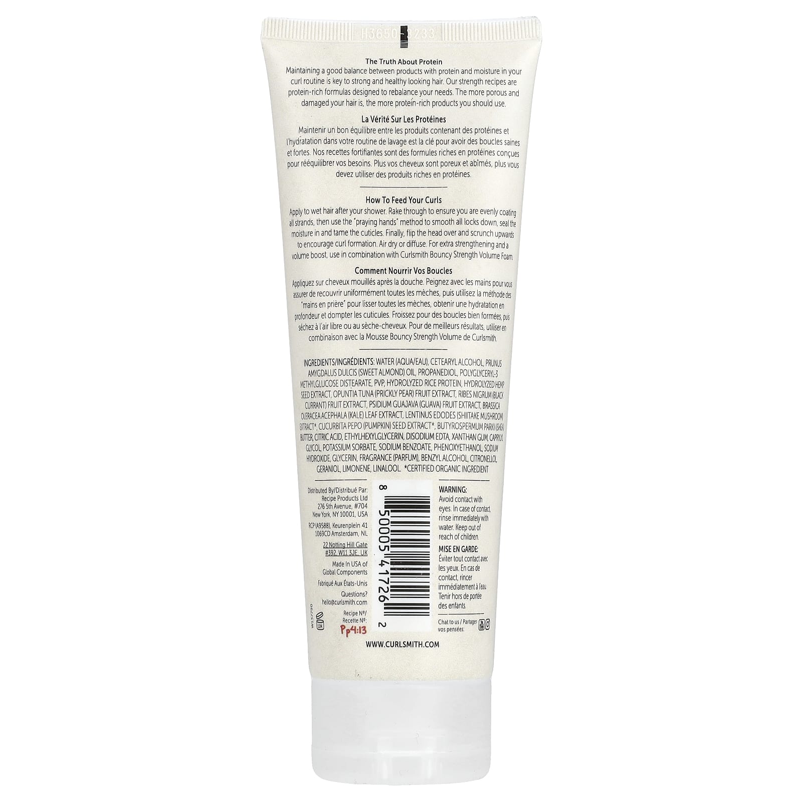 Curlsmith Feather-Light Protein Cream for Damaged Curls, 8 fl oz (237 ml) - Image 2