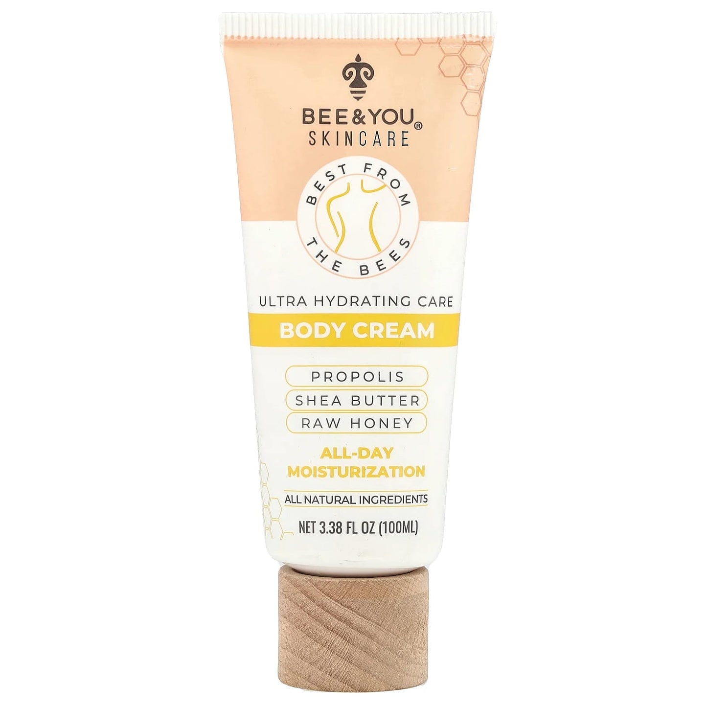 Natural Body Cream with Propolis & Shea Butter by Bee & You - Image 1
