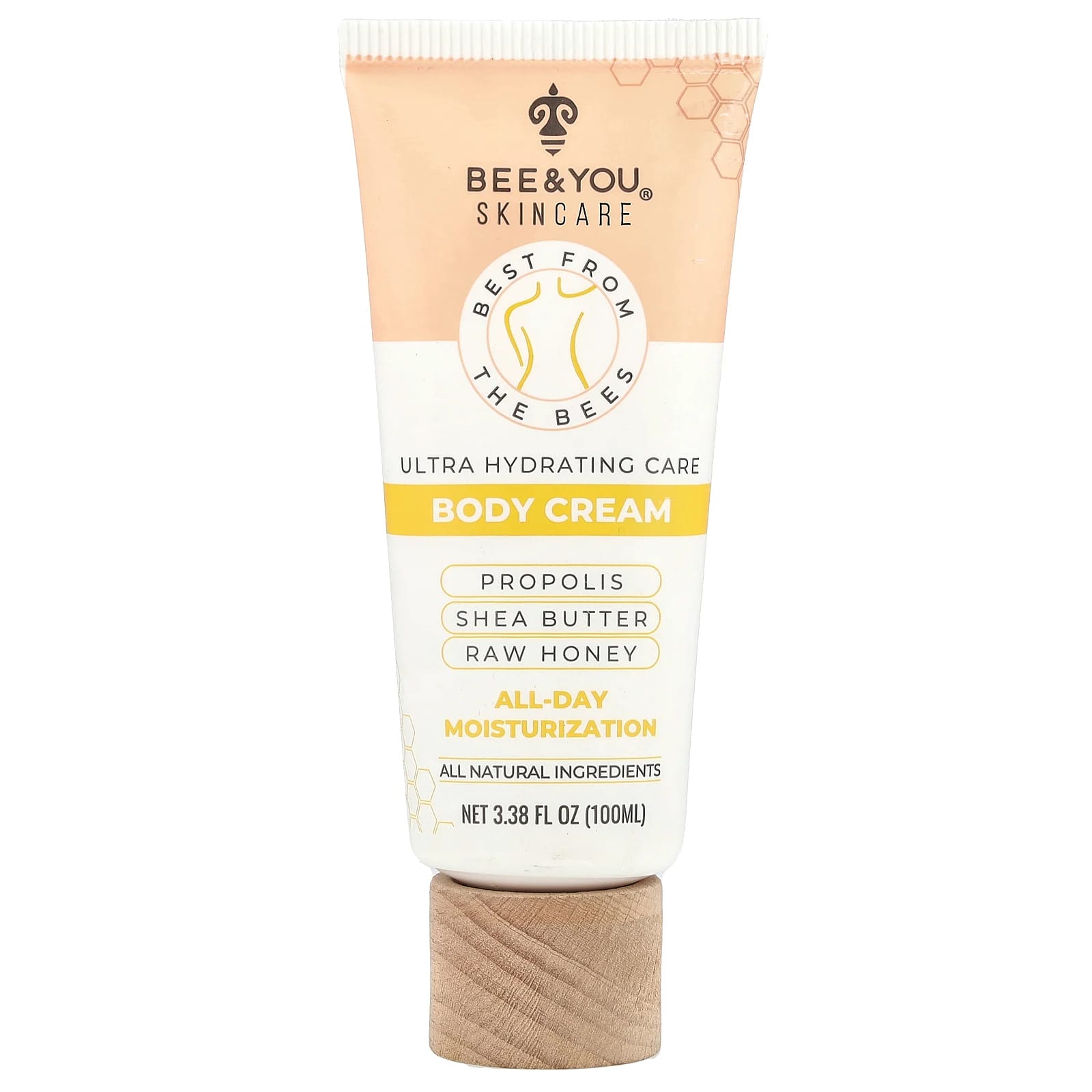 Natural Body Cream with Propolis & Shea Butter by Bee & You - Image 1