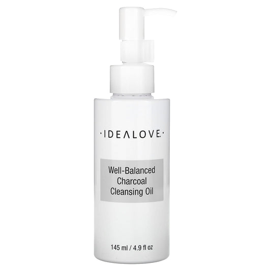 Idealove Charcoal Cleansing Oil, Deep Cleanse & Nourish Skin, 4.9 fl oz - Image 1