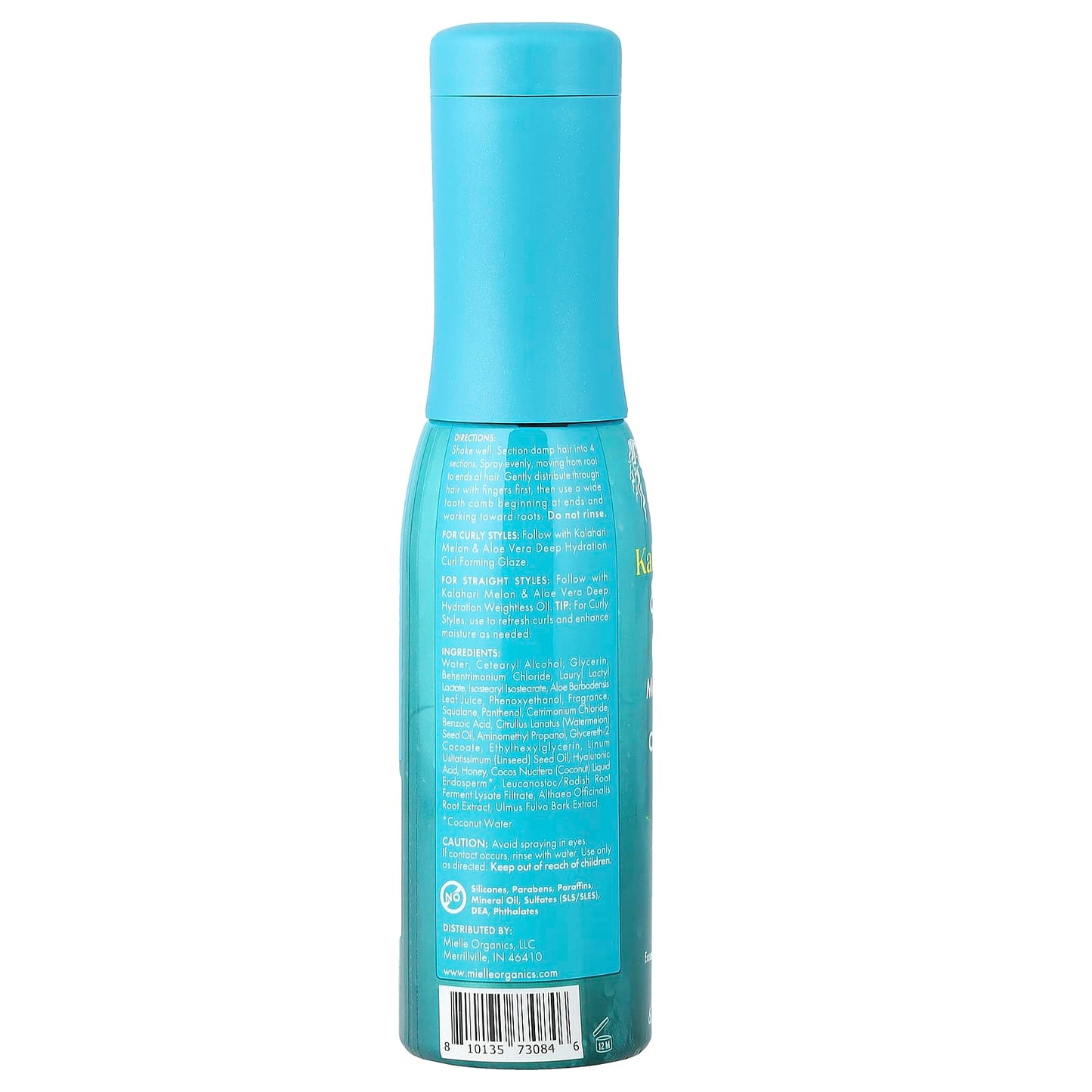 Mielle, Deep Hydration Multi-Tasking Leave-In Conditioner, For Dry, Dehydrated Hair, Kalahari Melon & Aloe Vera, 6.7 fl oz (198 ml) - Image 2