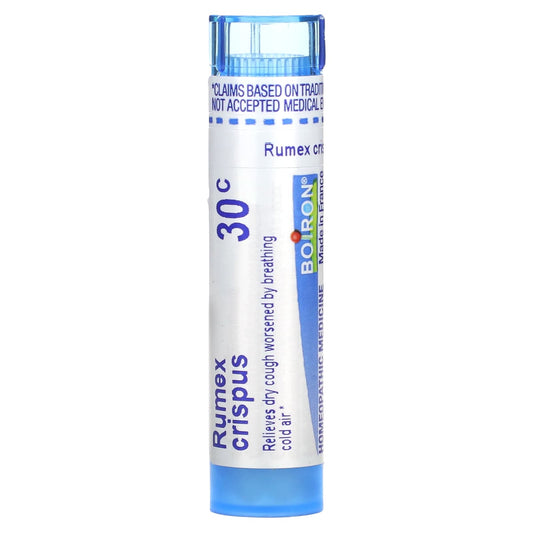 Boiron Rumex Crispus Homeopathic Relief for Dry Cough, 80 Pellets - Image 1
