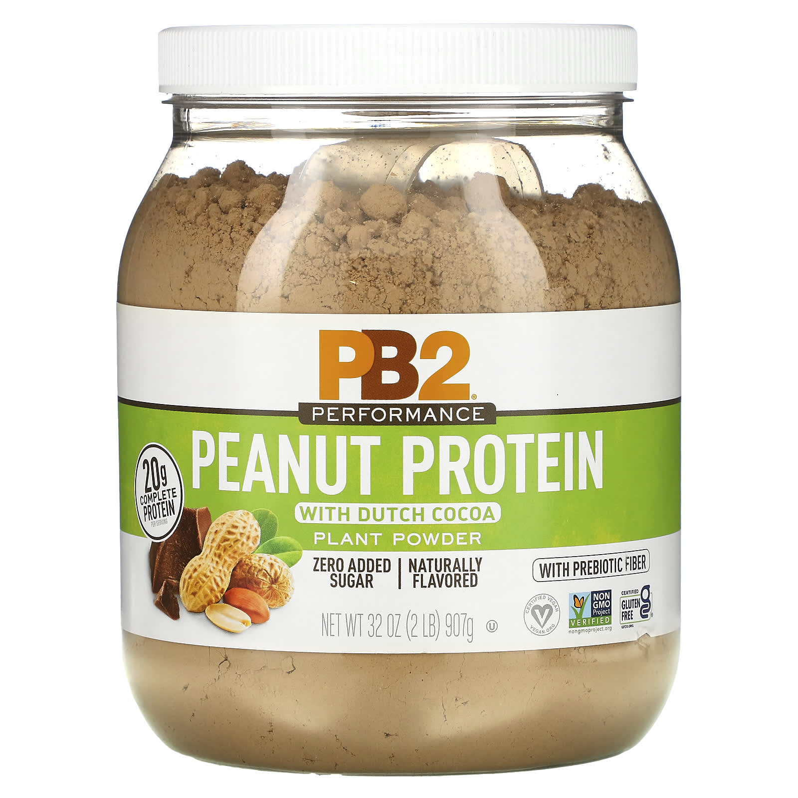 PB2 Foods, Peanut Protein with Dutch Cocoa, 32 oz (907 g) - Image 1
