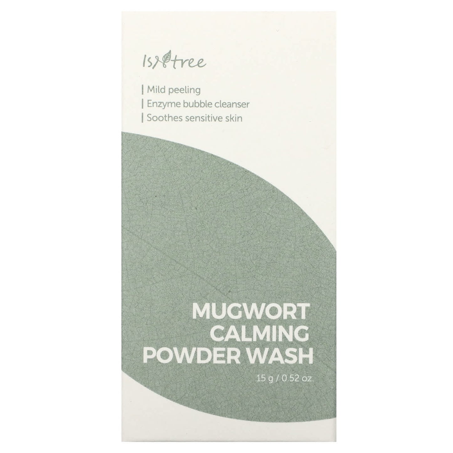 ISNtree Mugwort Calming Powder Wash for Sensitive Skin - 0.52 oz - Image 2