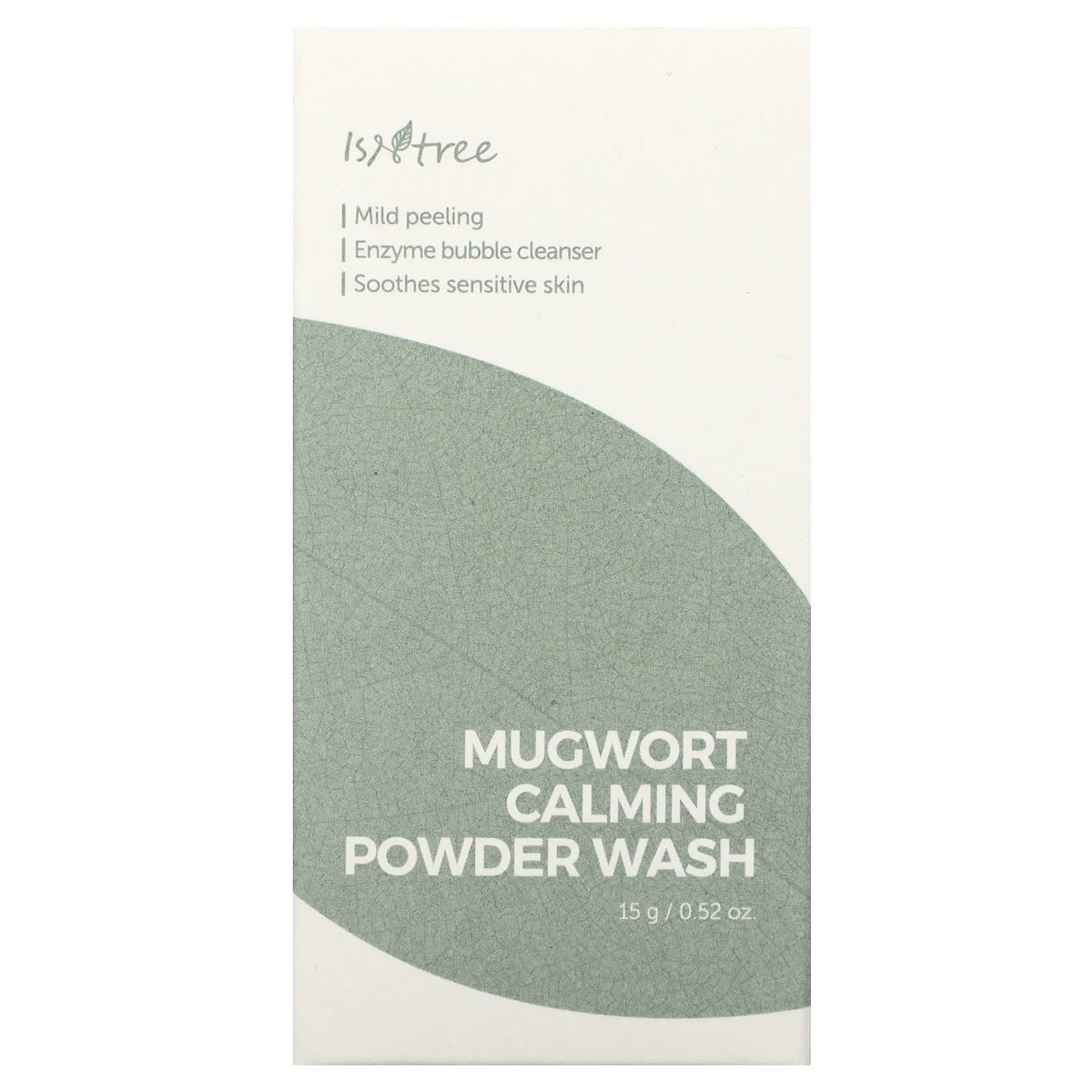 ISNtree Mugwort Calming Powder Wash for Sensitive Skin - 0.52 oz - Image 2