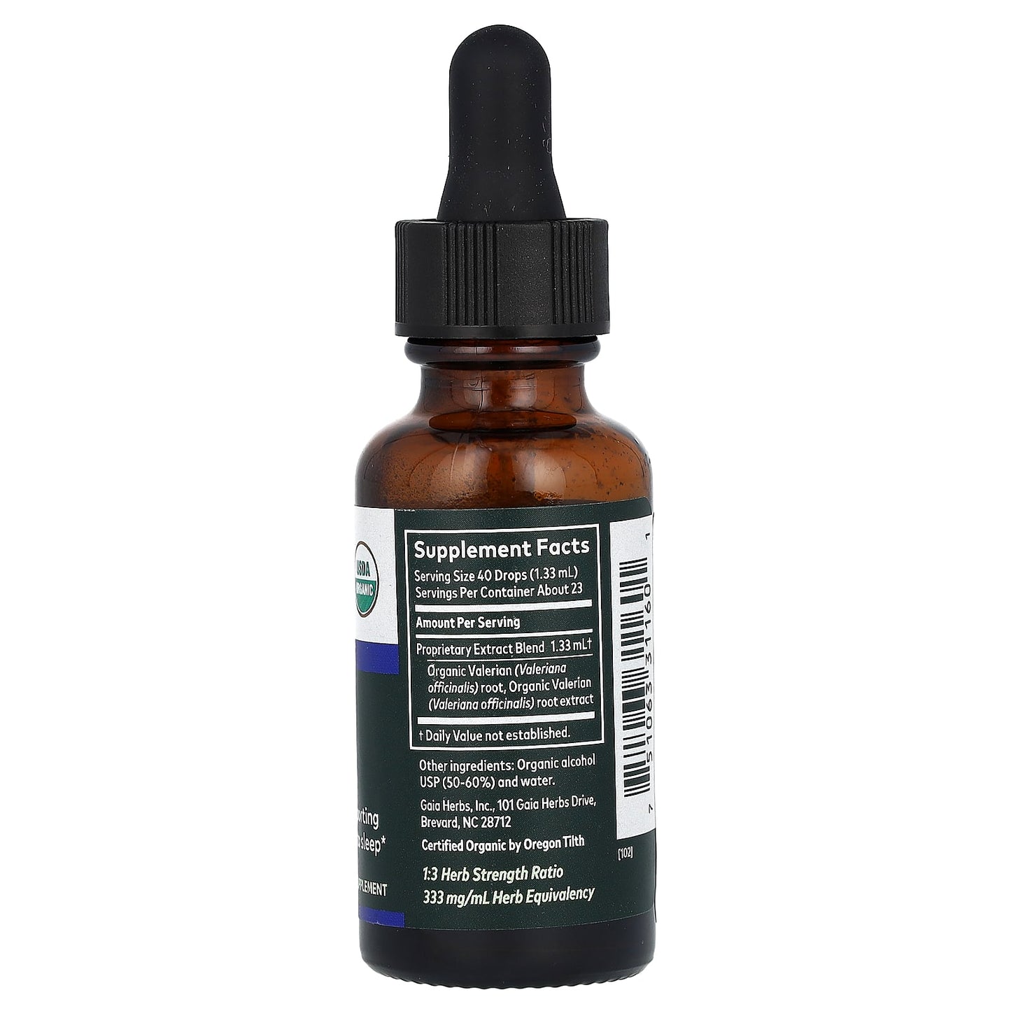 Gaia Herbs USDA Organic Valerian Root Sleep Support - Image 2
