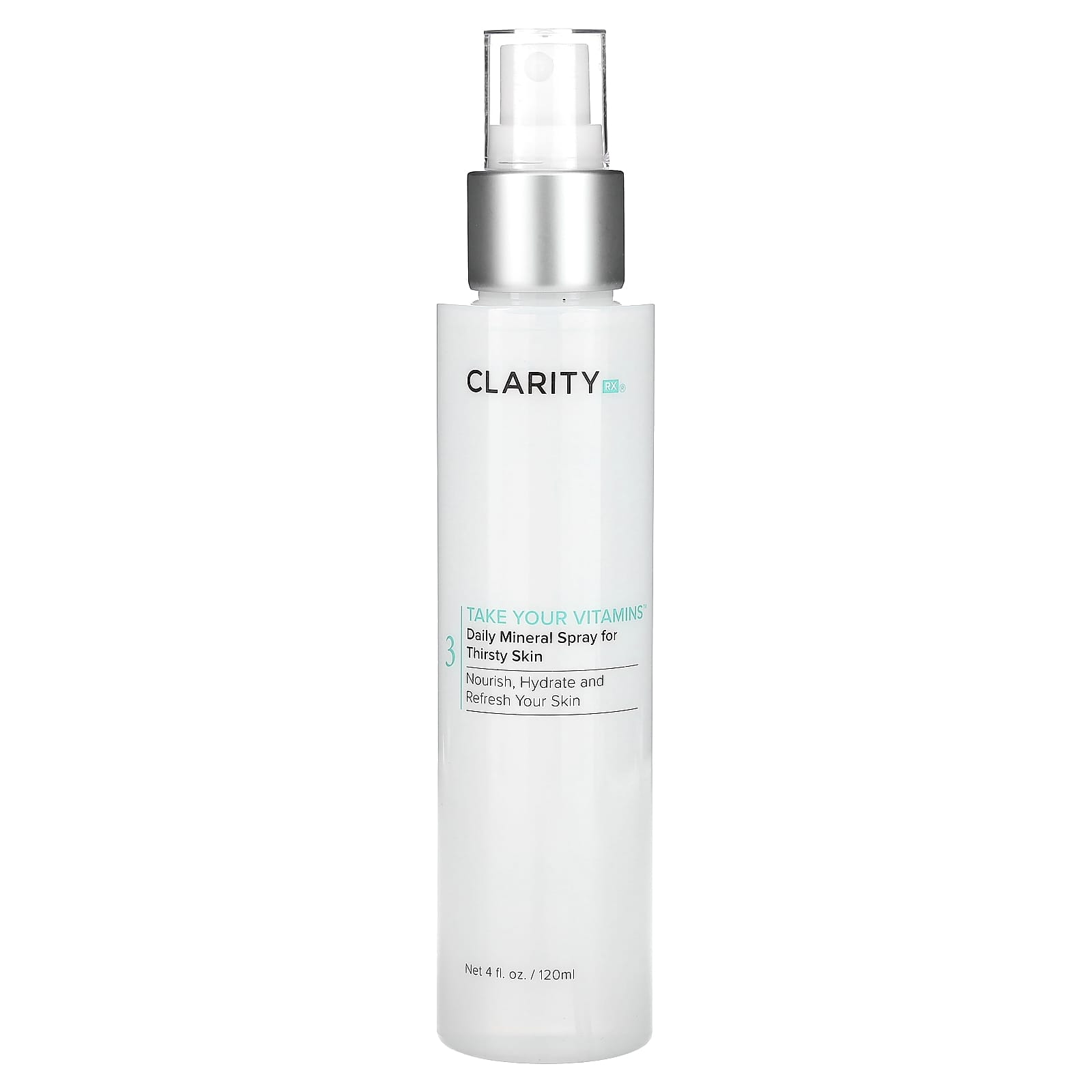ClarityRx Daily Mineral Spray for Hydrated Skin, 4 fl oz (120 ml) - Image 1