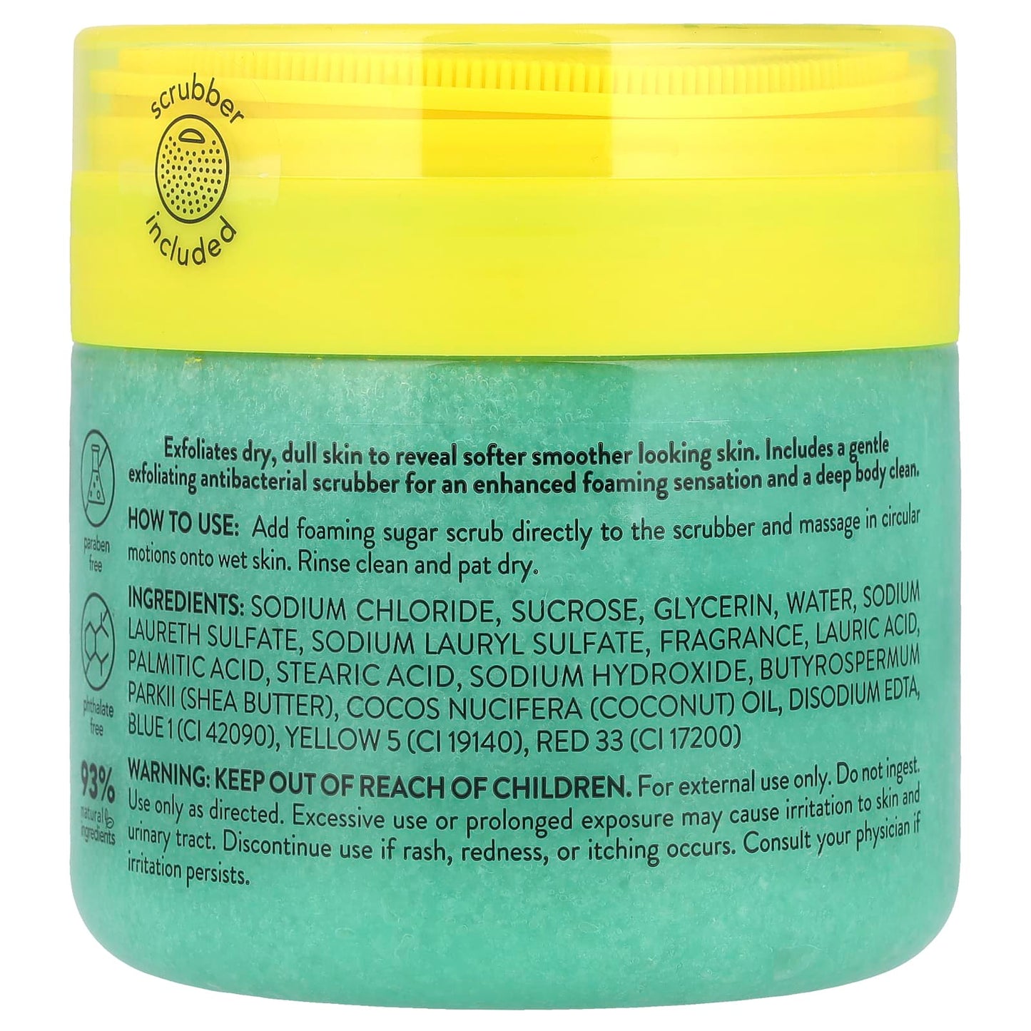 Onyx Professional, Coconut Bliss, Foaming Sugar Scrub, Coconut & Vanilla, 16 oz (453 g) - Image 2