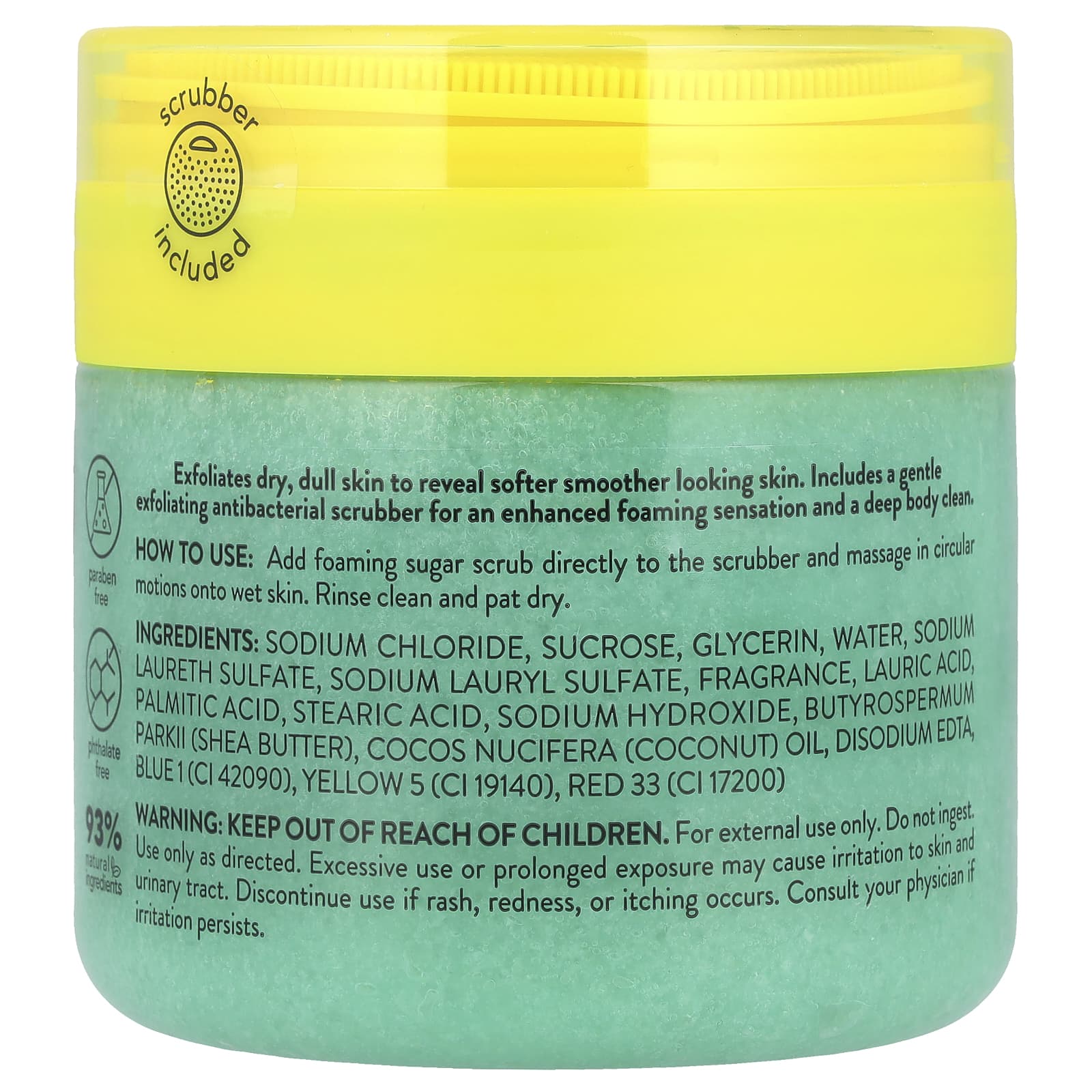 Onyx Professional, Coconut Bliss, Foaming Sugar Scrub, Coconut & Vanilla, 16 oz (453 g) - Image 2