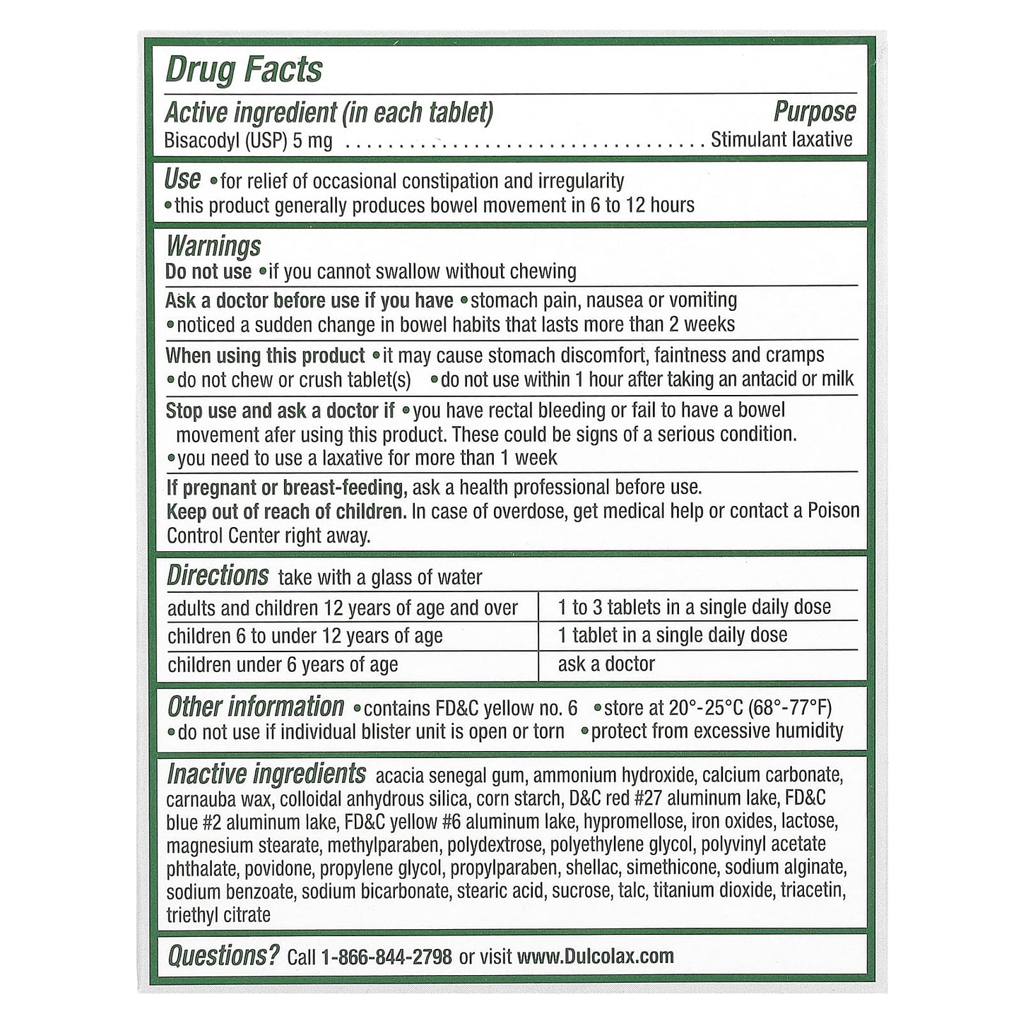 Dulcolax Pink Laxative Tablets for Overnight Relief, 25 Count - Image 2
