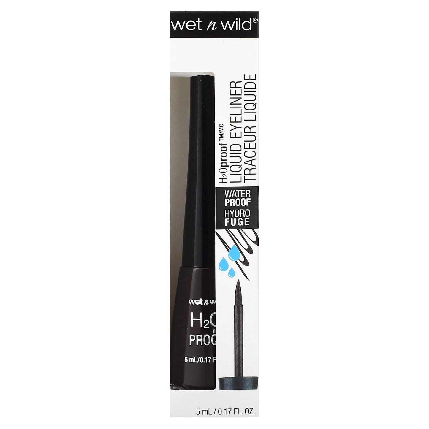 wet n wild, H2OProof, Liquid Eyeliner, 880 Dark Brown, 0.17 fl oz (5 ml) - Image 2