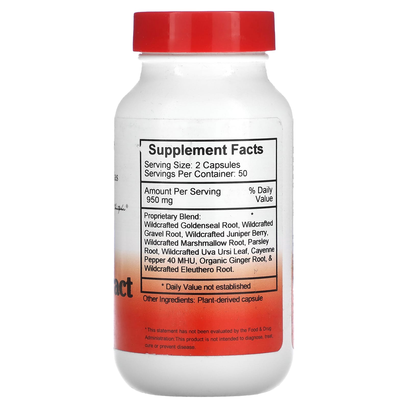 Prostate Support Supplement by Christopher's Original Formulas 100 Caps - Image 2