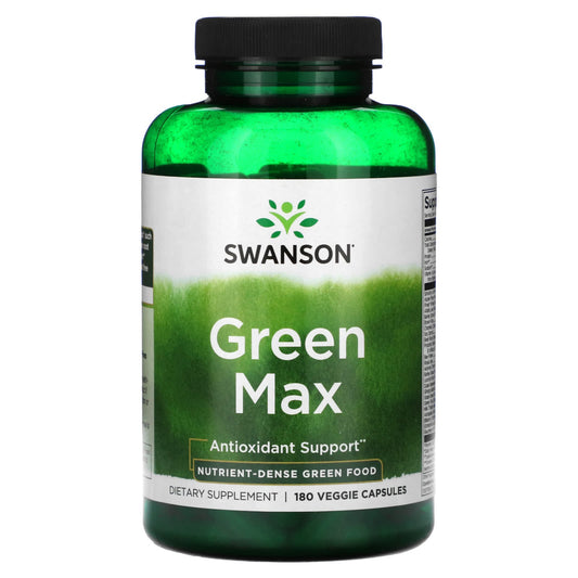 Swanson, Green Max, 180 Veggie Capsules - Image 1