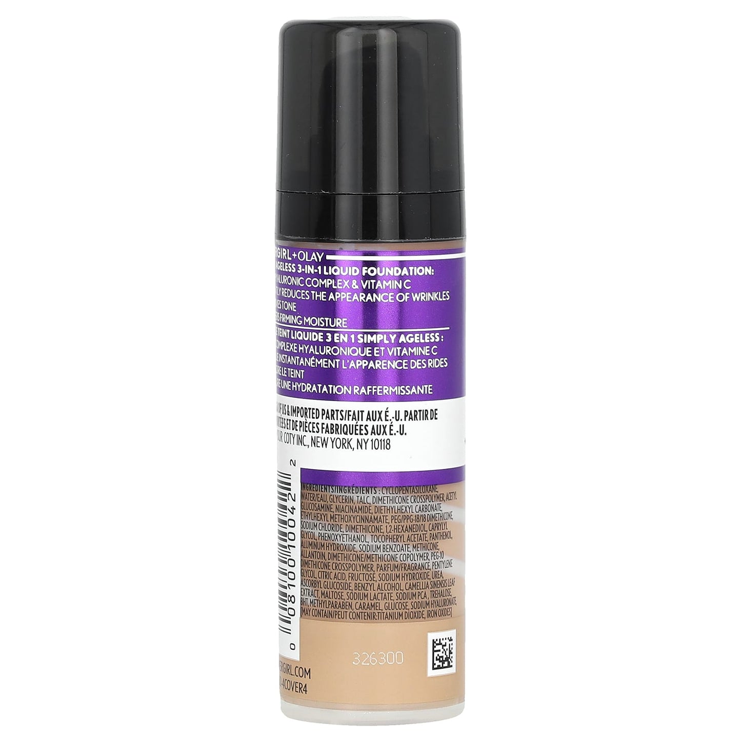 Covergirl Simply Ageless 3-in-1 Foundation, Warm Beige, 1 fl oz - Image 2