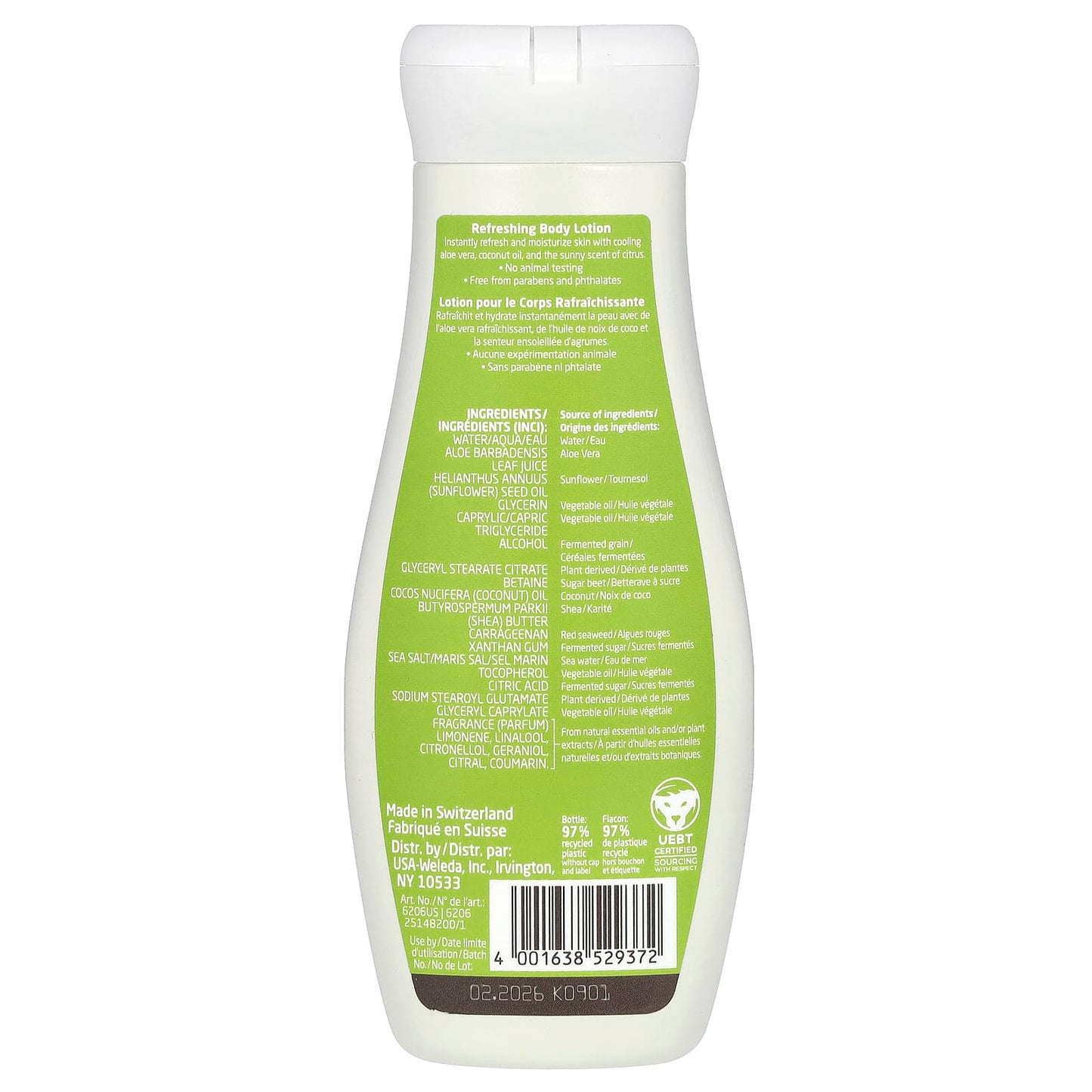 Weleda, Refreshing Body Lotion, Citrus Extracts, 6.8 fl oz (200 ml) - Image 2