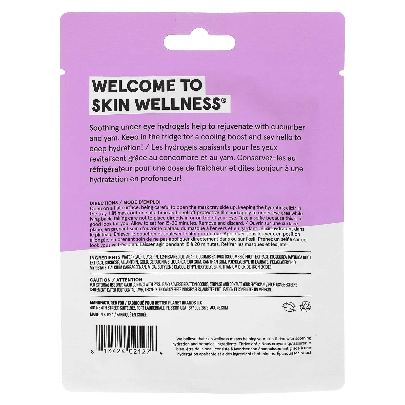 Acure Under Eye Hydrogels for Deep Hydration & Refreshment - Image 2