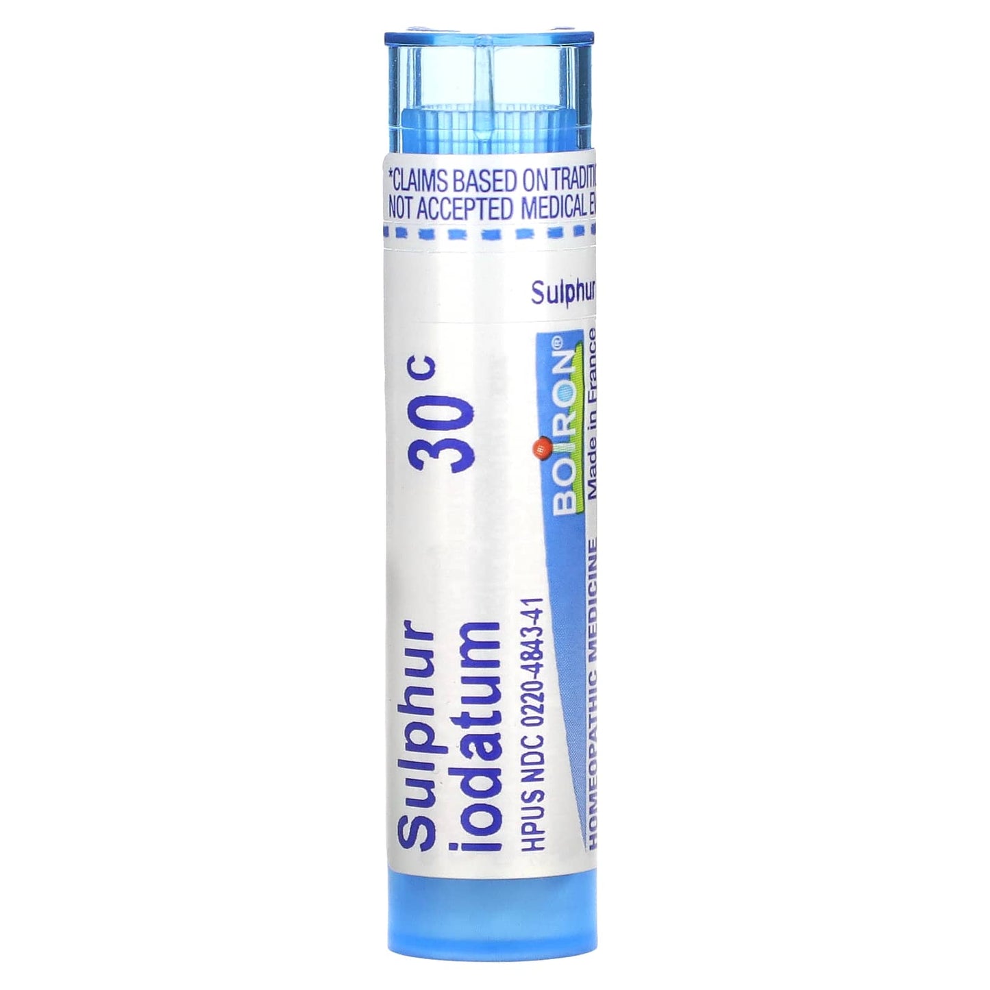 Boiron Sulphur Iodatum Cold Relief Homeopathic Medicine 80 Pellets - Image 1