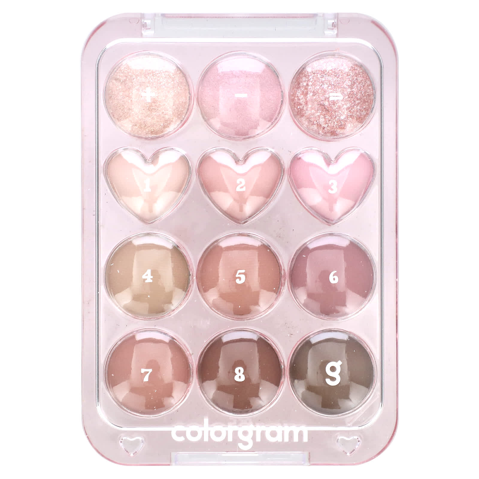 Colorgram 02 Pink + Mauve Eyeshadow Palette, 9.9g - Image 1