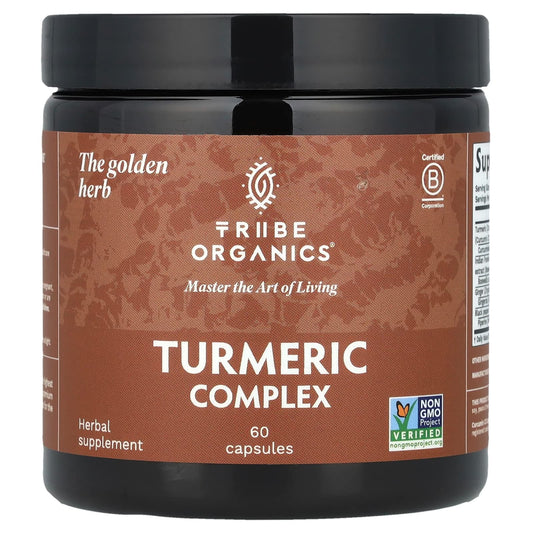 Tribe Organics, Turmeric Complex, 60 Capsules - Image 1