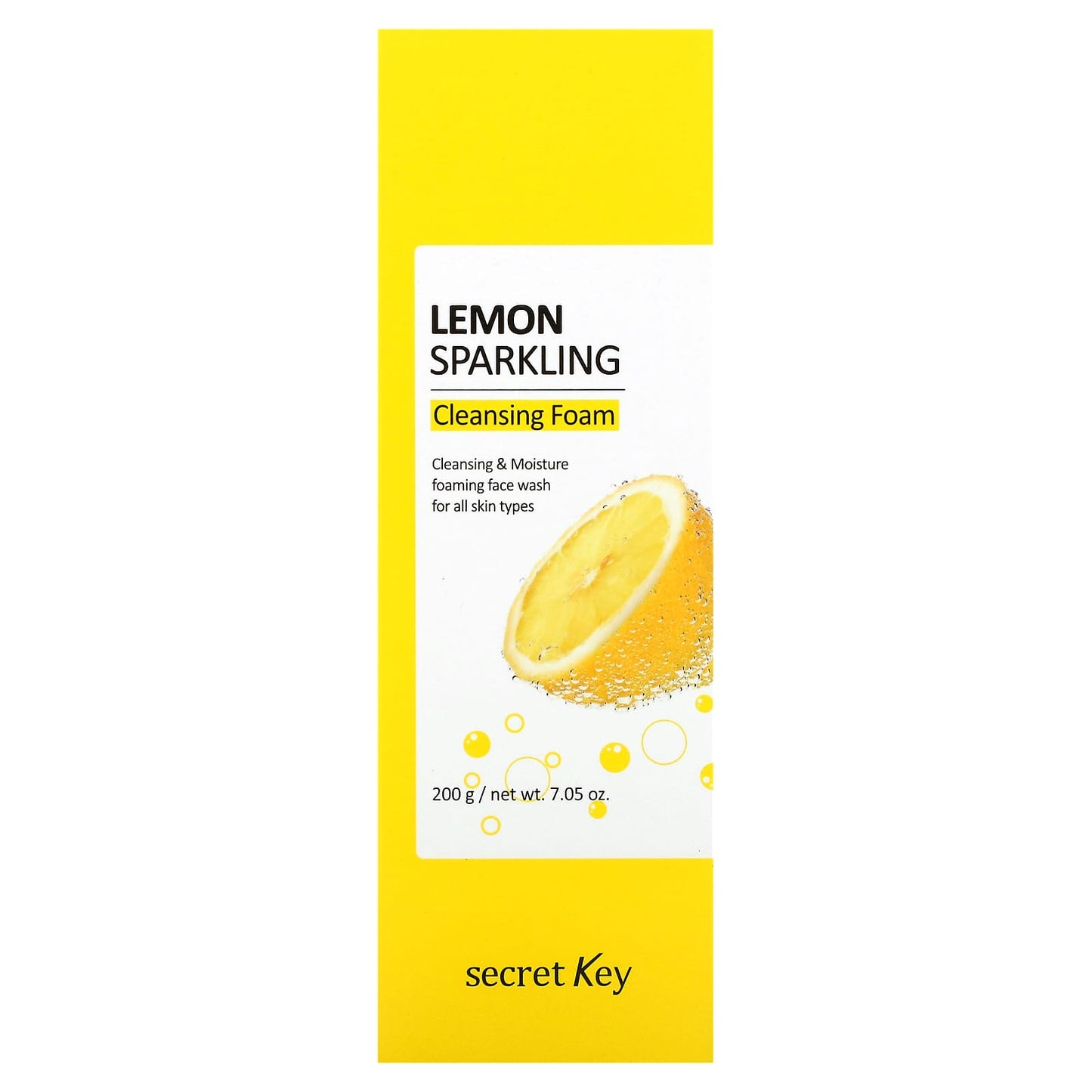 Secret Key, Lemon Sparkling Cleansing Foam, 7.05 oz (200 g) - Image 2