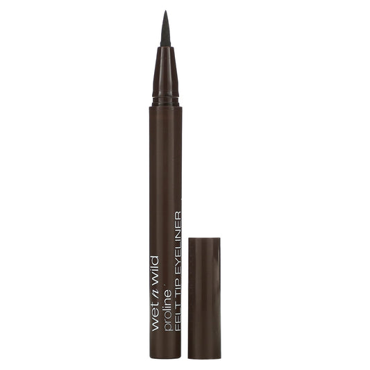 wet n wild, ProLine Felt Tip Eyeliner, Dark Brown, 0.017 oz (0.5 g) - Image 1
